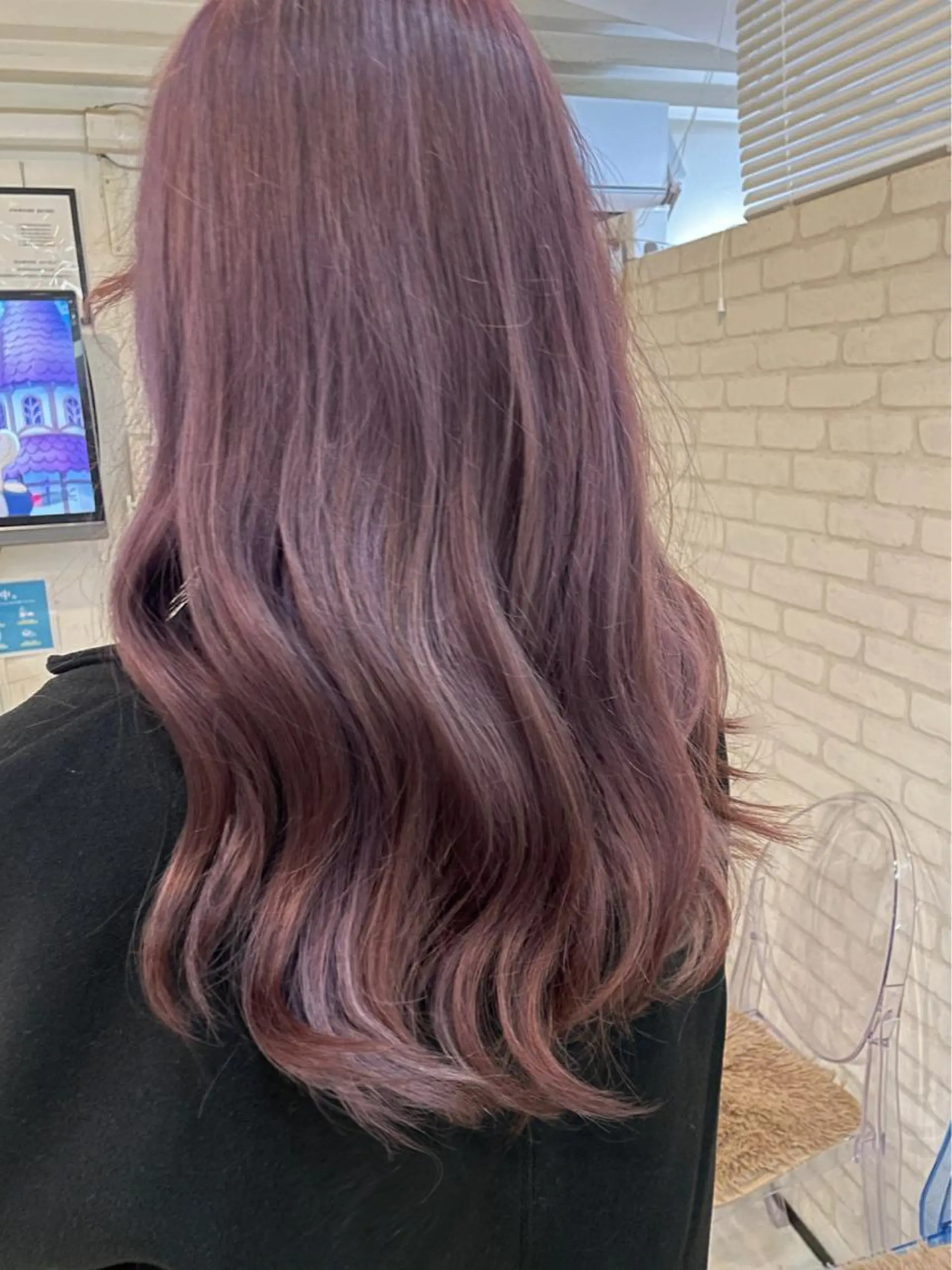 ロング カット ヘアカラー トリートメント Ria OSAKA 梅田所属・マリカ🦋韓国 ハイトーン/エクステのヘアスタイル