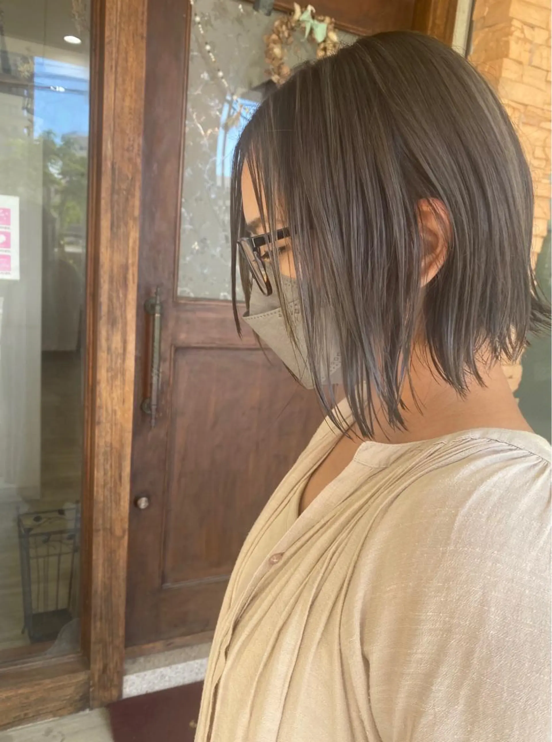 ショート カラー イルミナカラー カット ヘアカラー grand juteのヘアスタイル