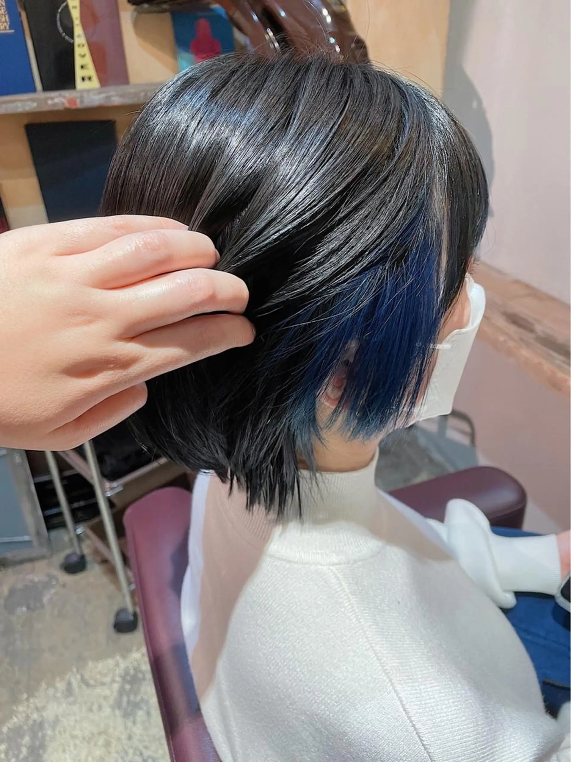 ショート カラー インナーカラー トリートメント HACCH （ハッチ）所属・🪼ボブ/ミニボブ /髪質改善🪼のヘアスタイル