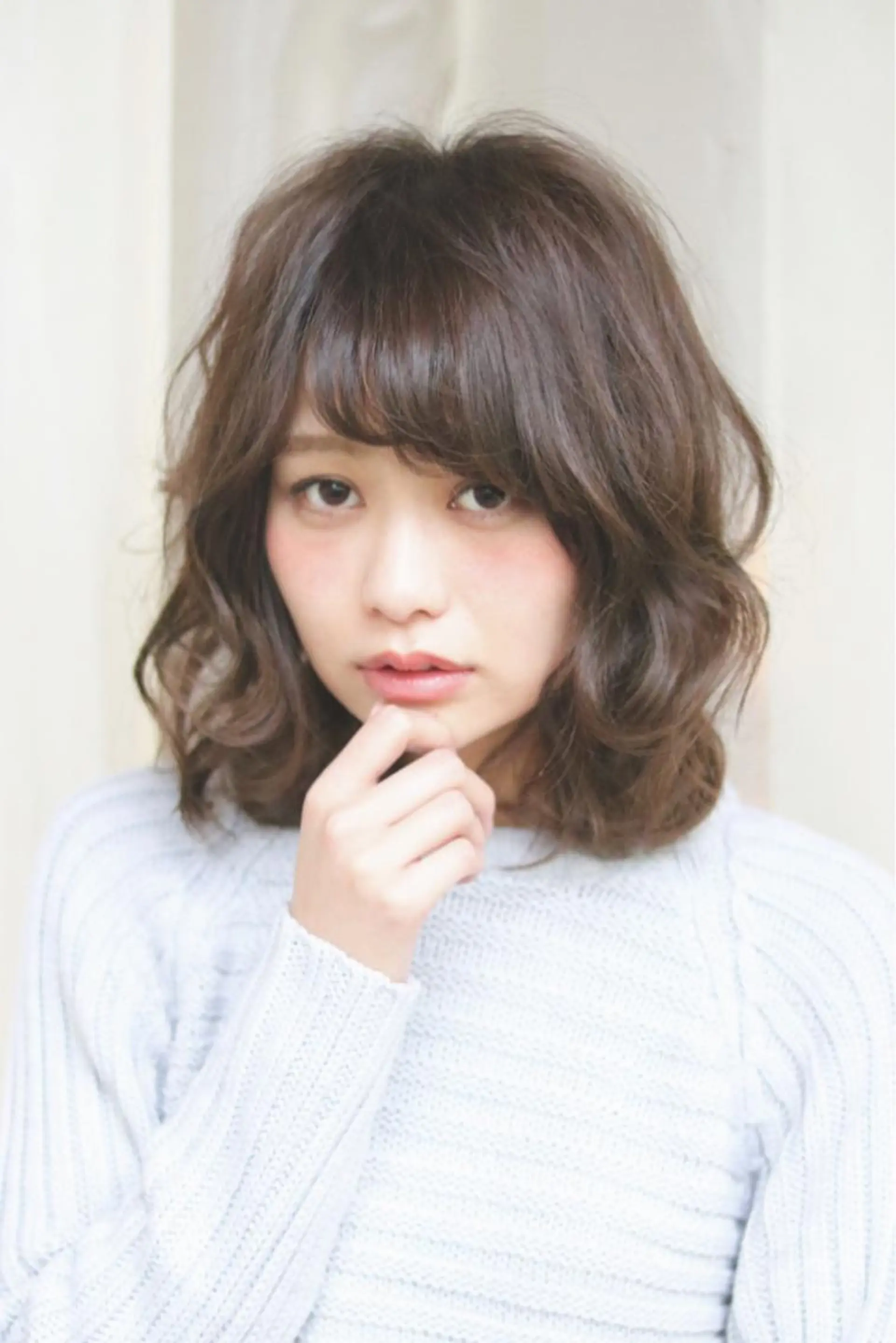 ショート ミディアム カラー パーマ 髪質改善//縮毛矯正 This表参道のヘアスタイル