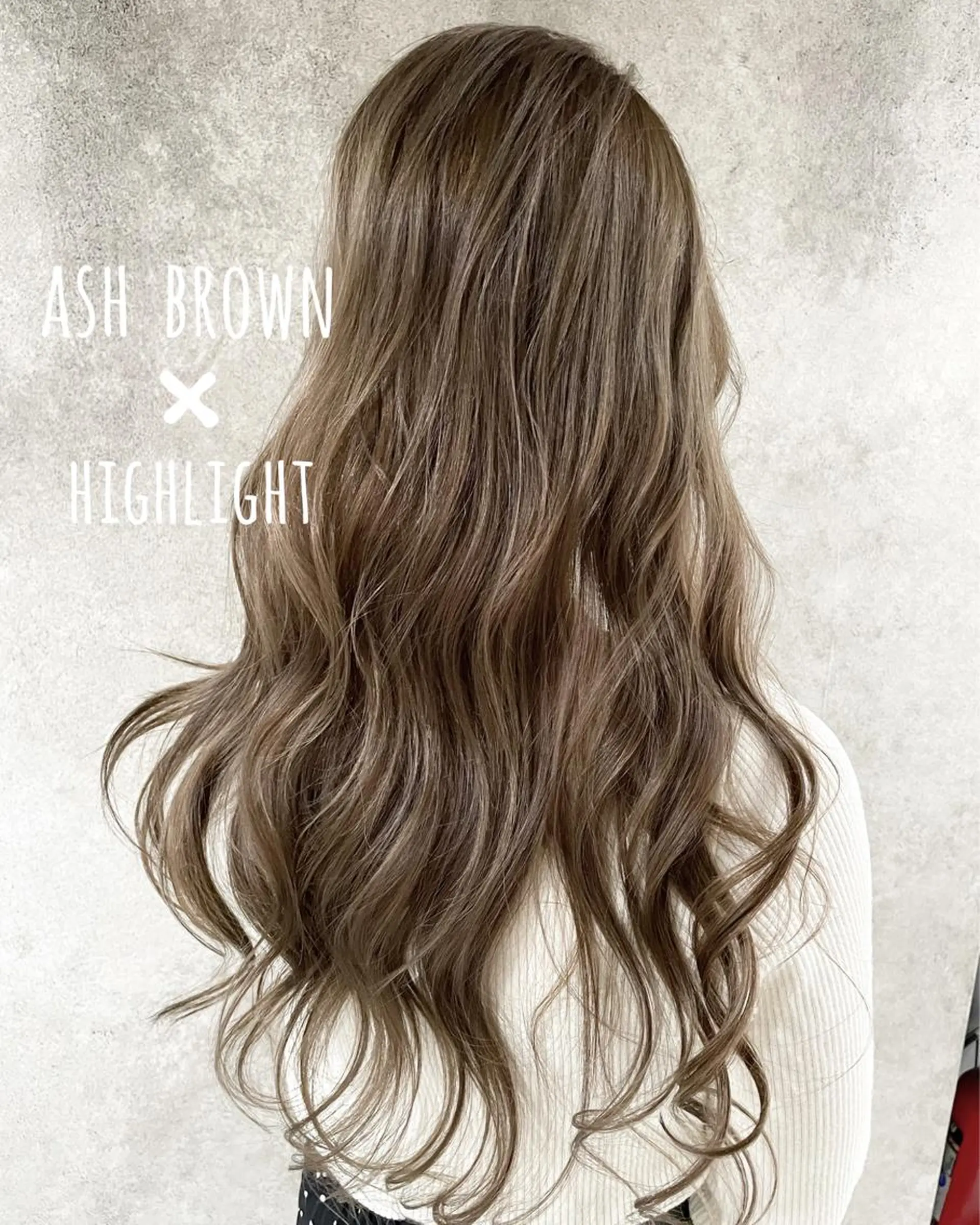 セミロング カラー アッシュ アッシュブラウン ブラウンカラー 透明感カラー ハイライトカラー ヘアカラー トリートメント Nino(ニーノ)所属・にしき さんのヘアスタイル