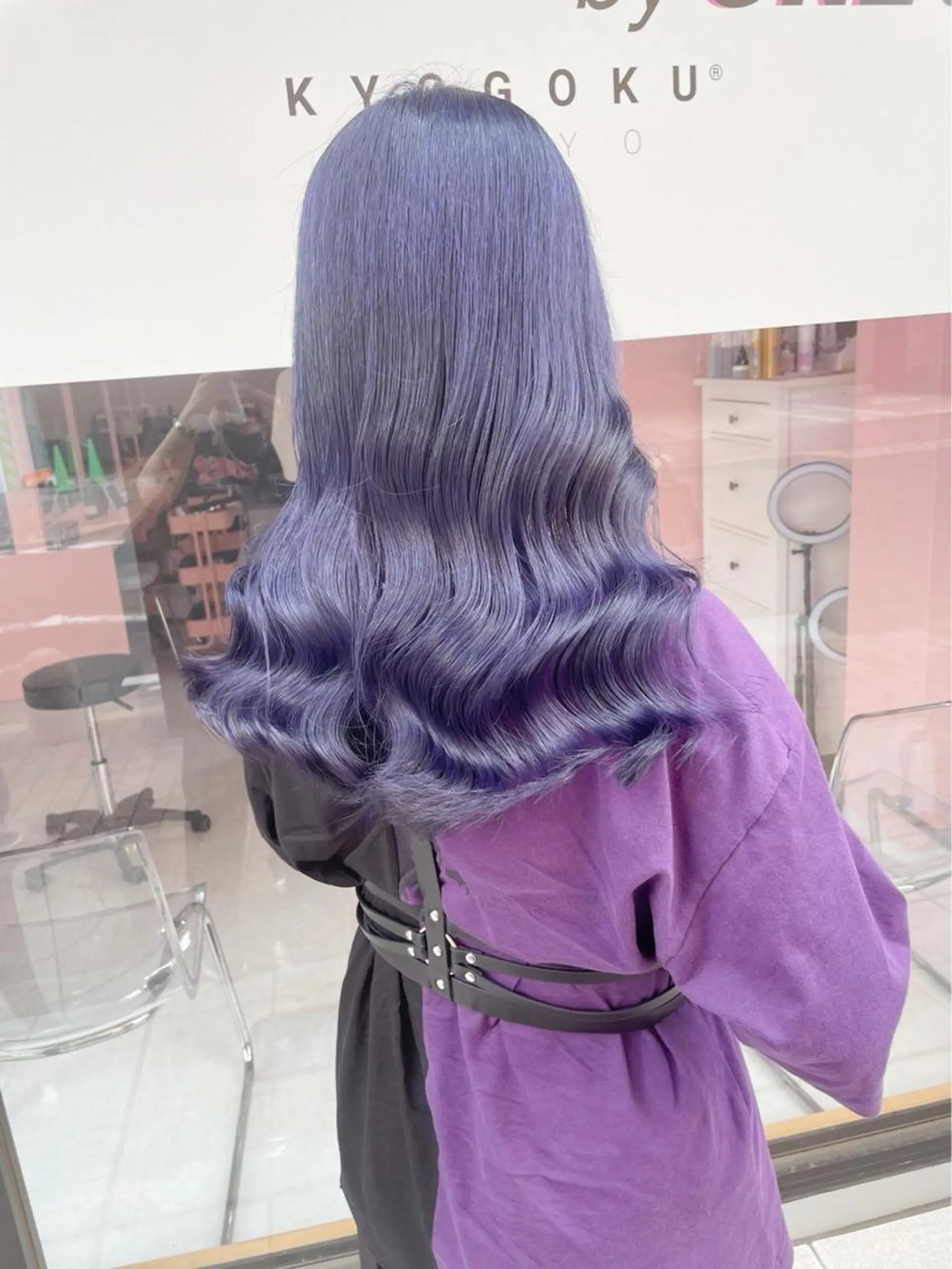 ロング 🩶 ピンクカラー/ ブロンド🩶くるみのヘアスタイル