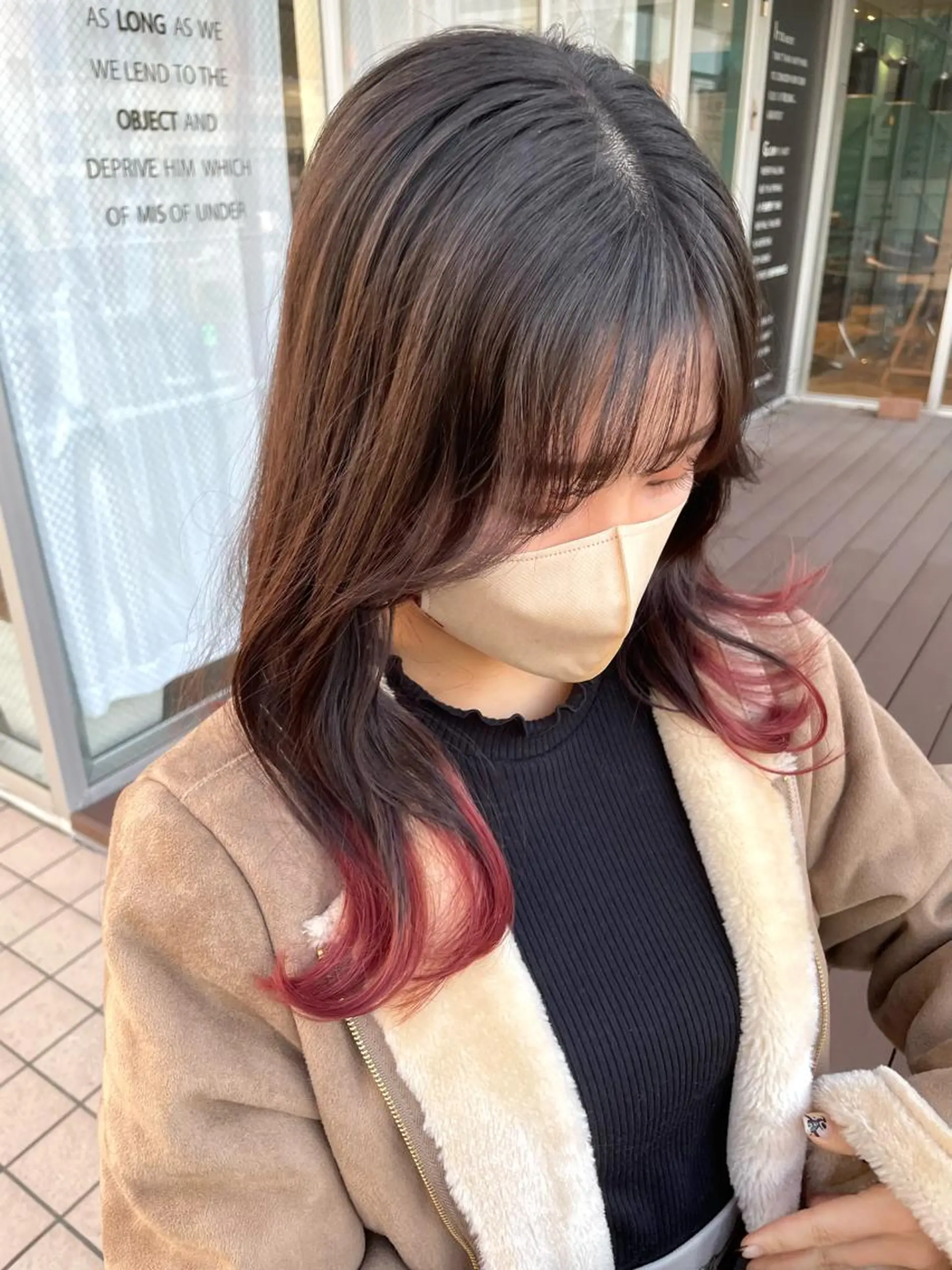 セミロング カラー 🌈艶カラー× メンズパーマ永埜🌈のヘアスタイル