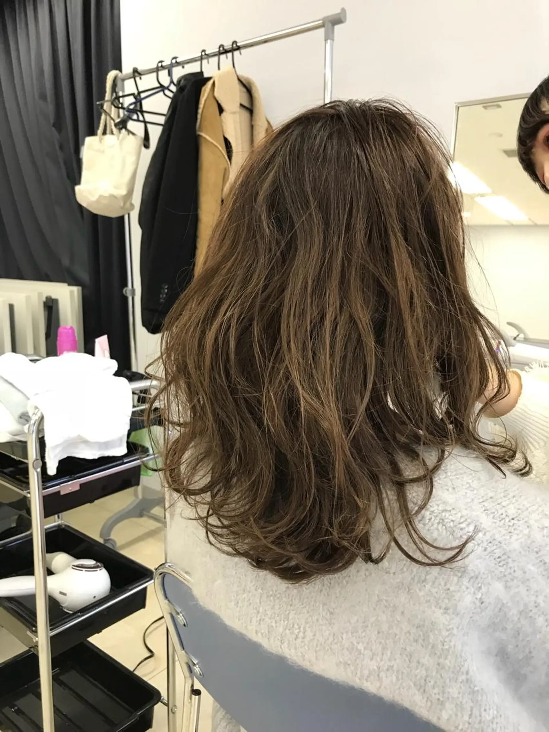 ミディアム カラー ハイライト/髪質改善 ans/黒木 和大のヘアスタイル