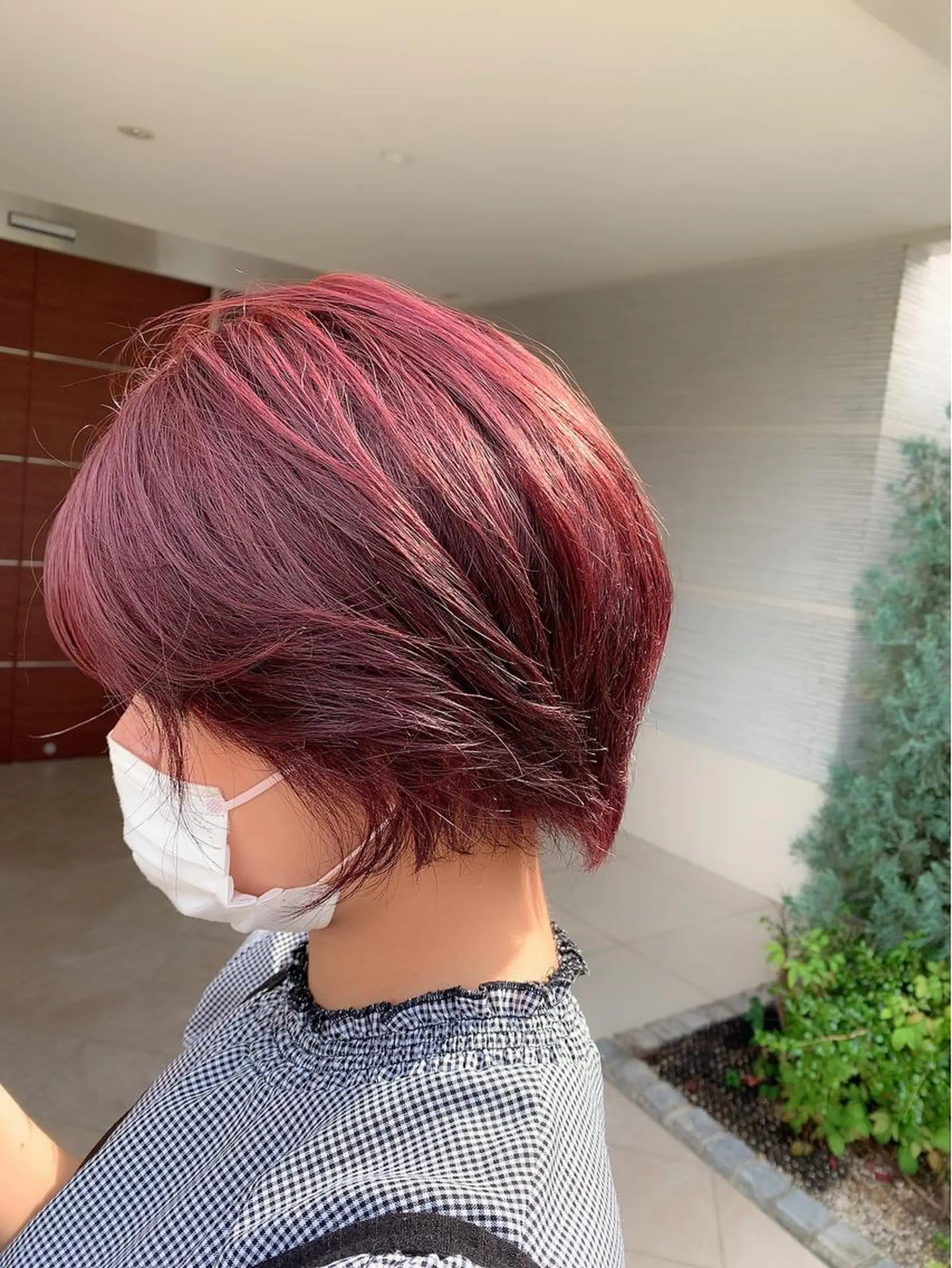 ショート カラー 艶髪レイヤー上田 紗也🇰🇷💗のヘアスタイル