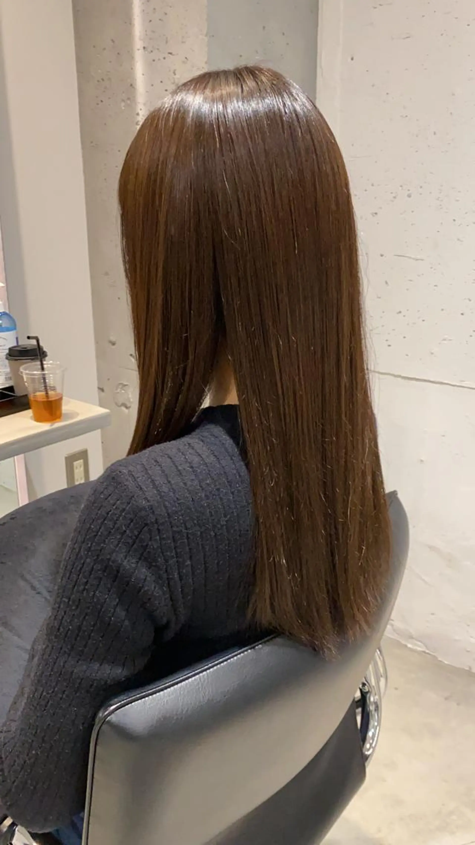 セミロング カラー 髪質改善/縮毛矯正 レイヤー/松川匠のヘアスタイル