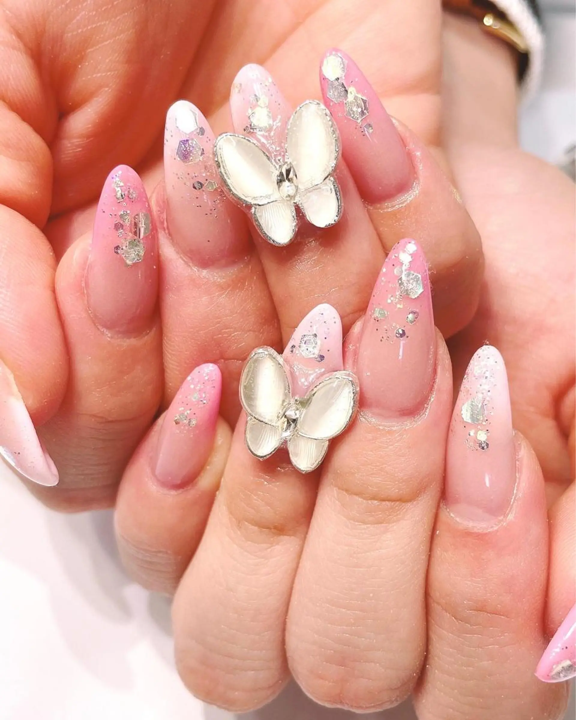 ネイル ジェルネイル ピンク スカルプネイル シンプルネイル 春ネイル ハンドネイル ネイルサロンアウル ayaka💋のネイルデザイン