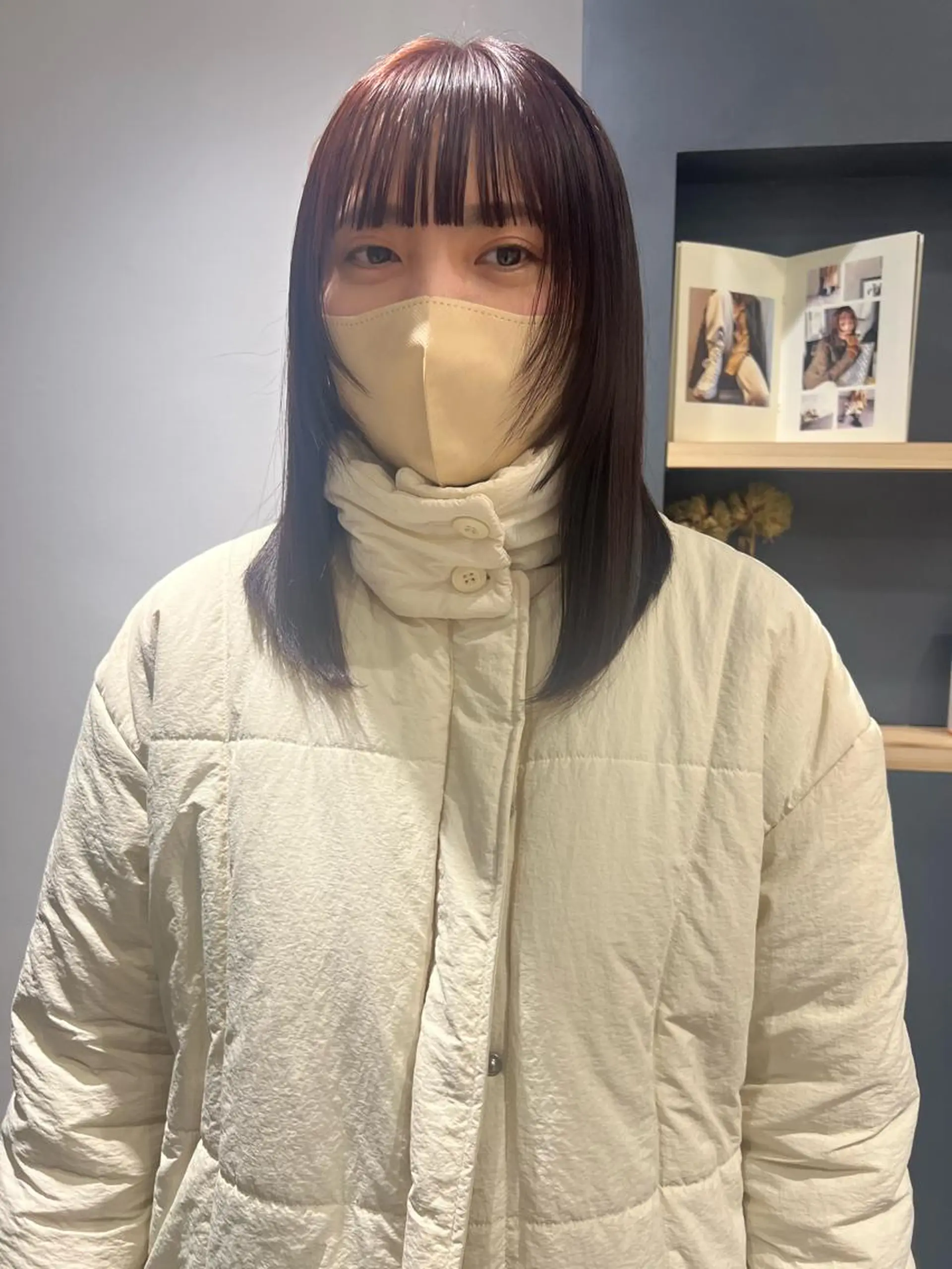 セミロング AI TOKYO　S所属・mizuki 【韓国レイヤー】のヘアスタイル