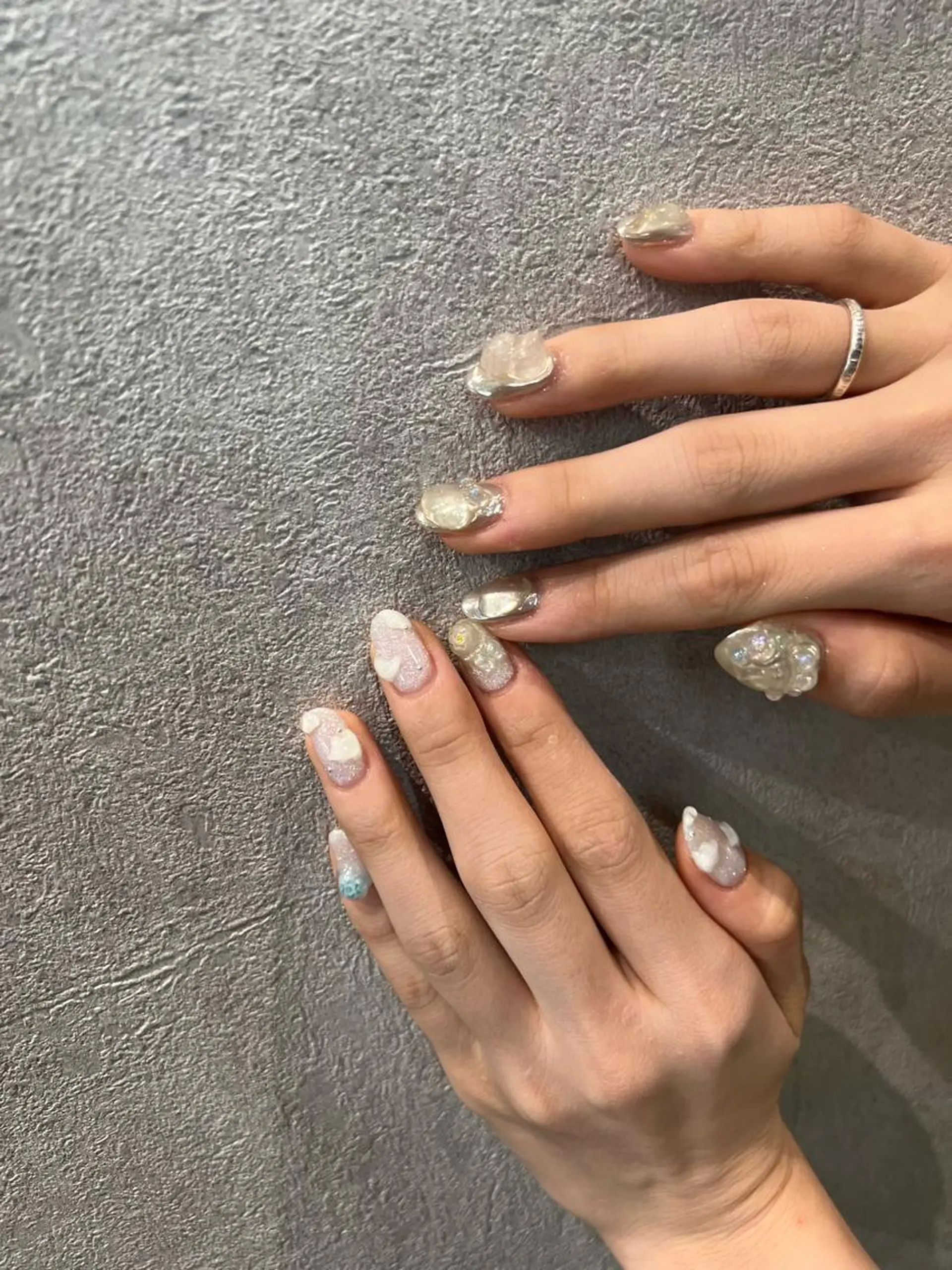 ネイル ハンドネイル なぽ ❤︎ y2k/韓国nailのネイルデザイン