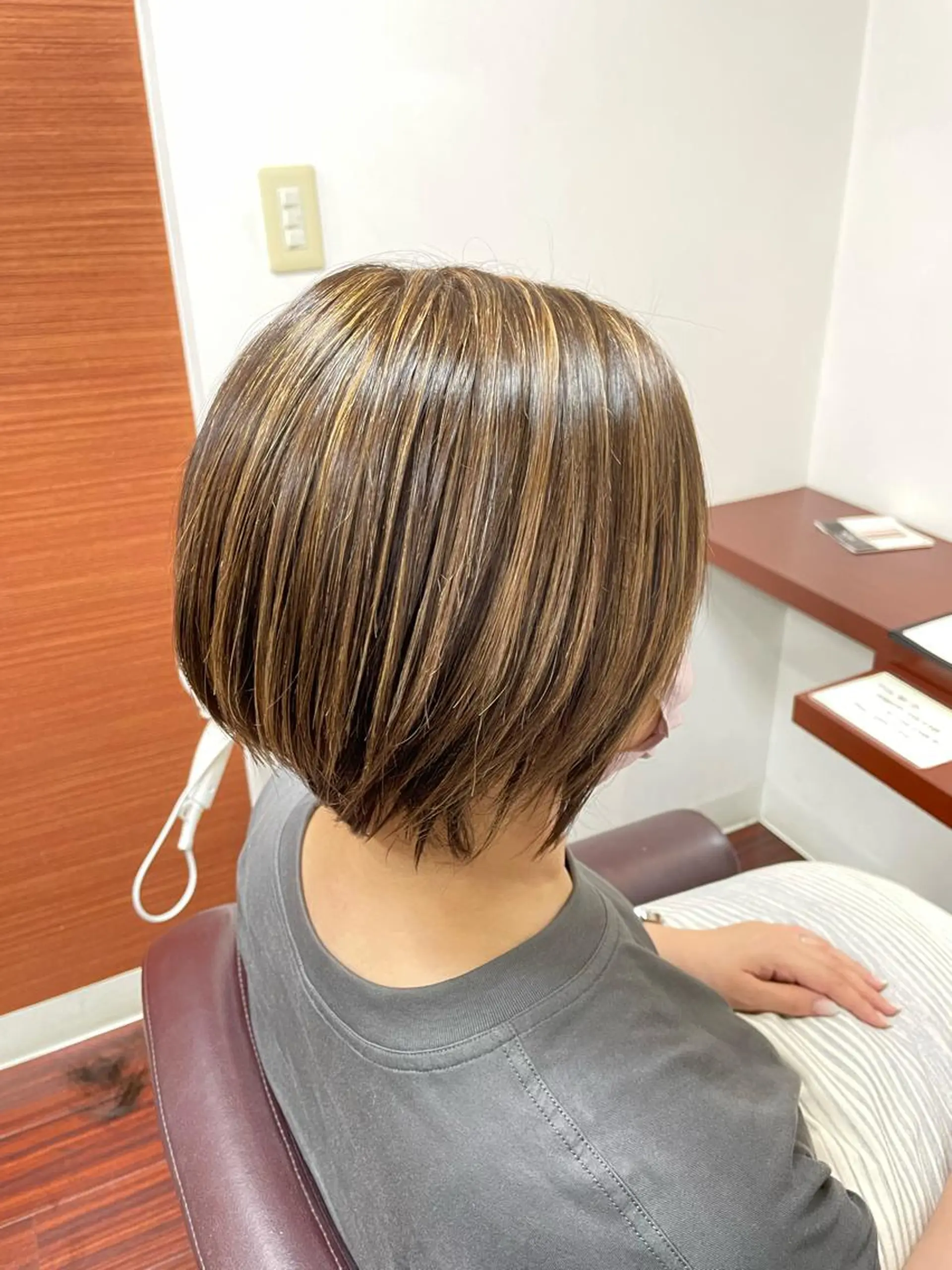 ショート カラー ハイライトカラー ハイライト 💎韓国カラー Giness坂下巧のヘアスタイル