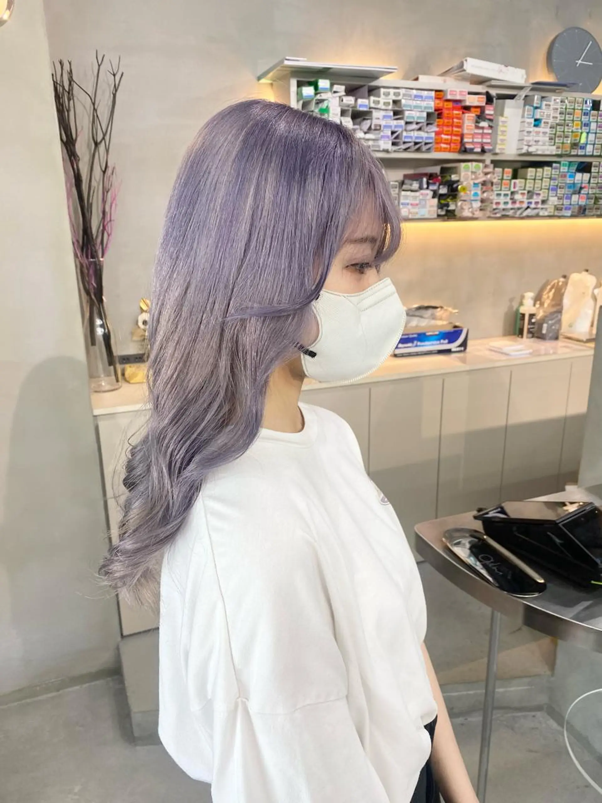 セミロング カラー qulim所属・前橋 姫奈のヘアスタイル
