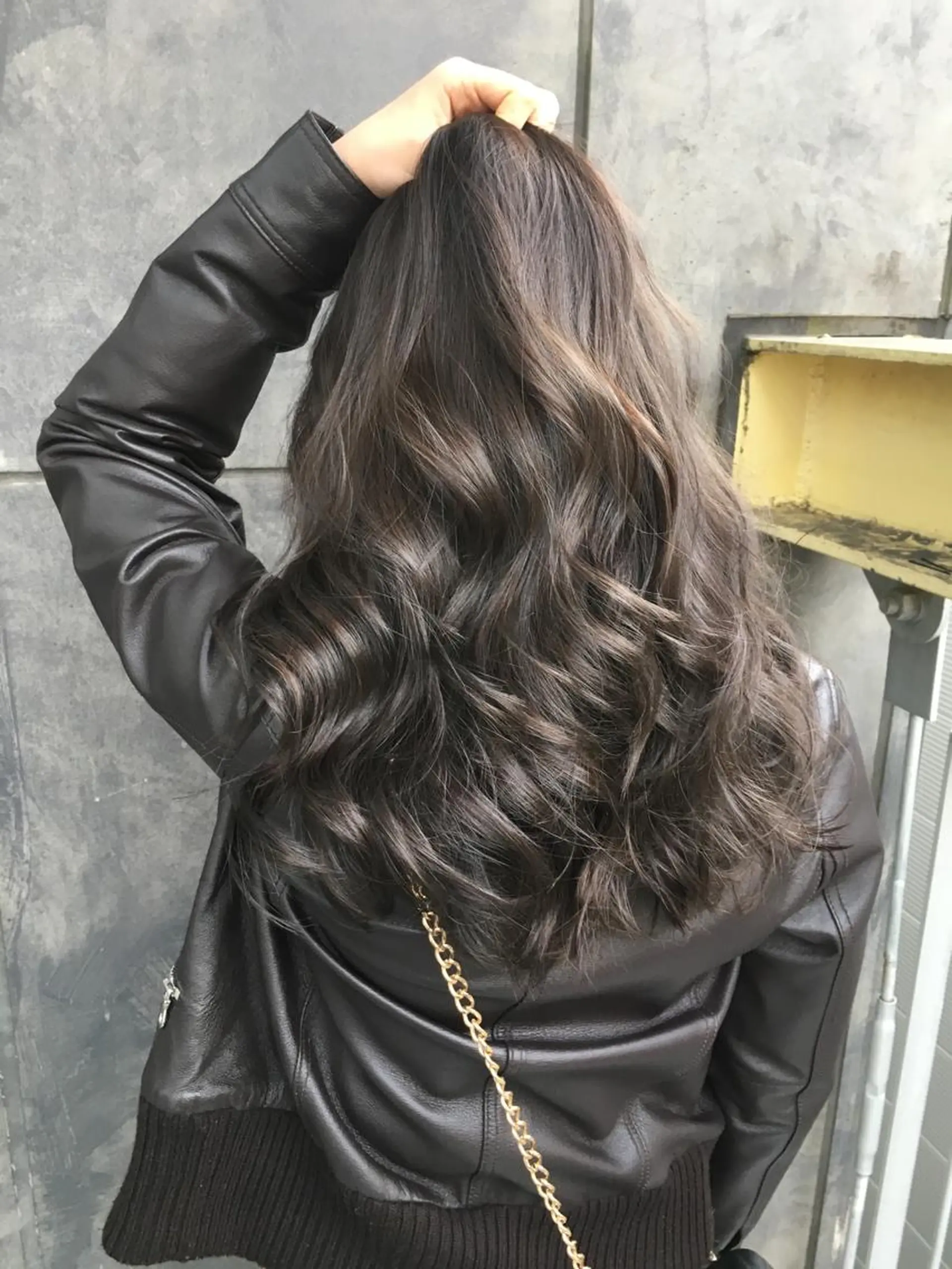 ロング カラー 透明感カラー レイヤーカット BLend 渋谷のヘアスタイル