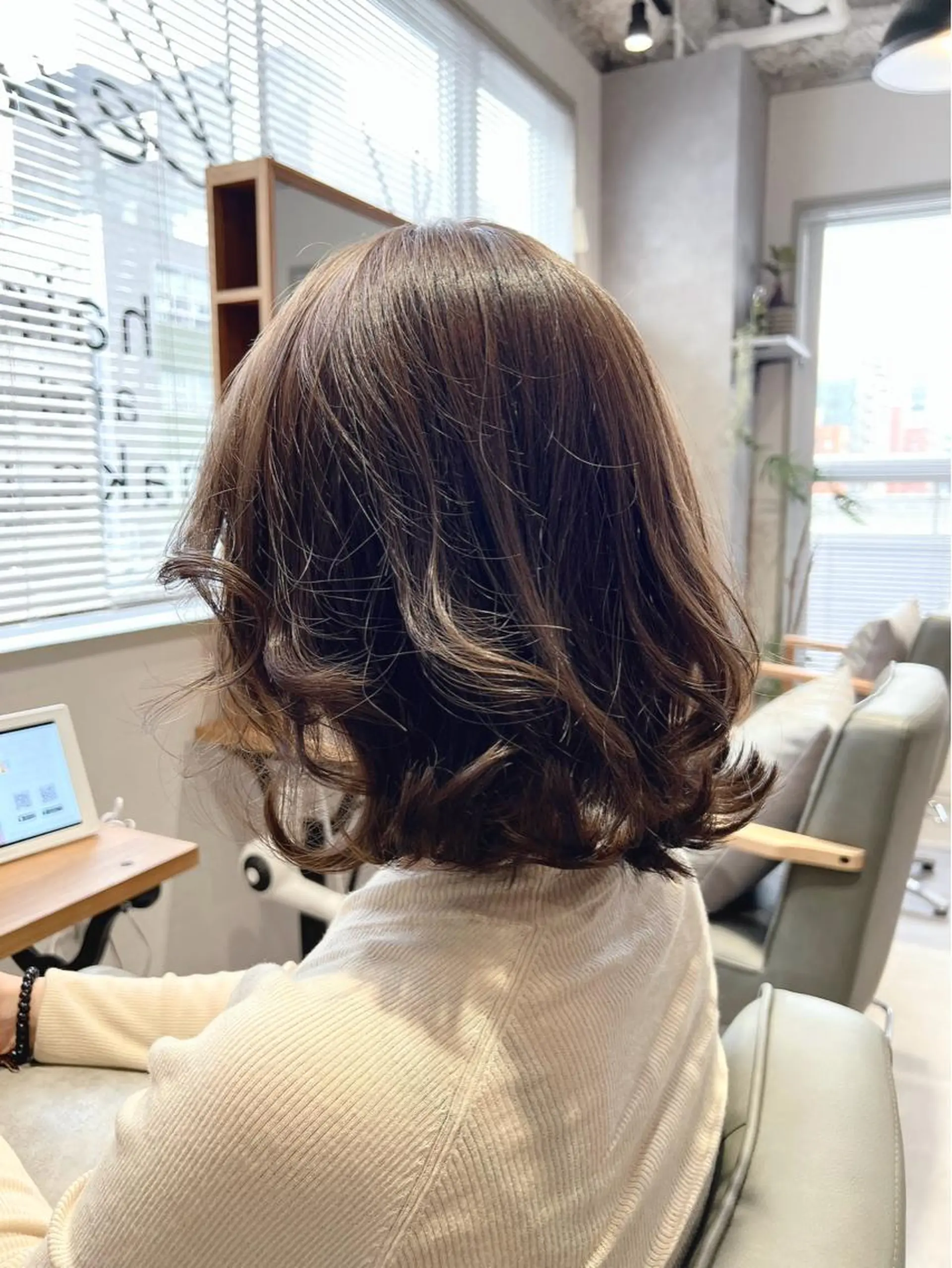ショート カラー パーマ 清水 義久のヘアスタイル