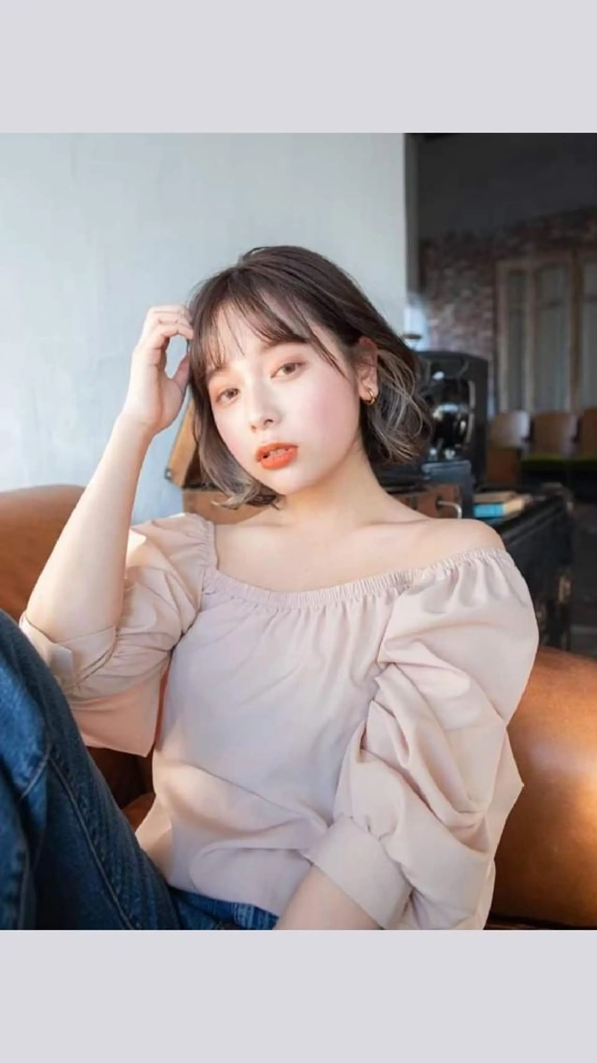 ミディアム ヘアアレンジ 🐬似合わせ🦈 佐々田 桜江のヘアスタイル