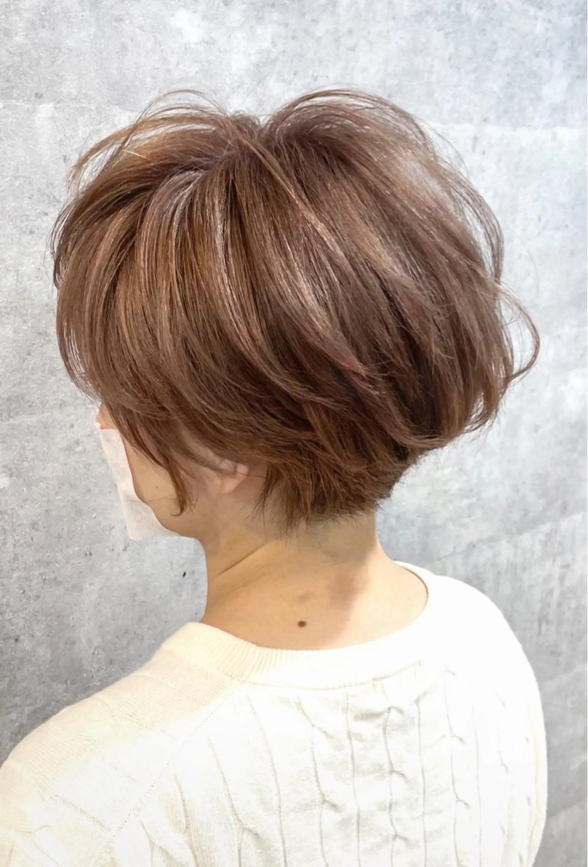 ショート カラー ハンサムショート アッシュ ベージュカラー ブリーチ ミルクティーベージュ カット ヘアカラー トリートメント 骨格整形カット/ ショート✂️堀夢哉のヘアスタイル