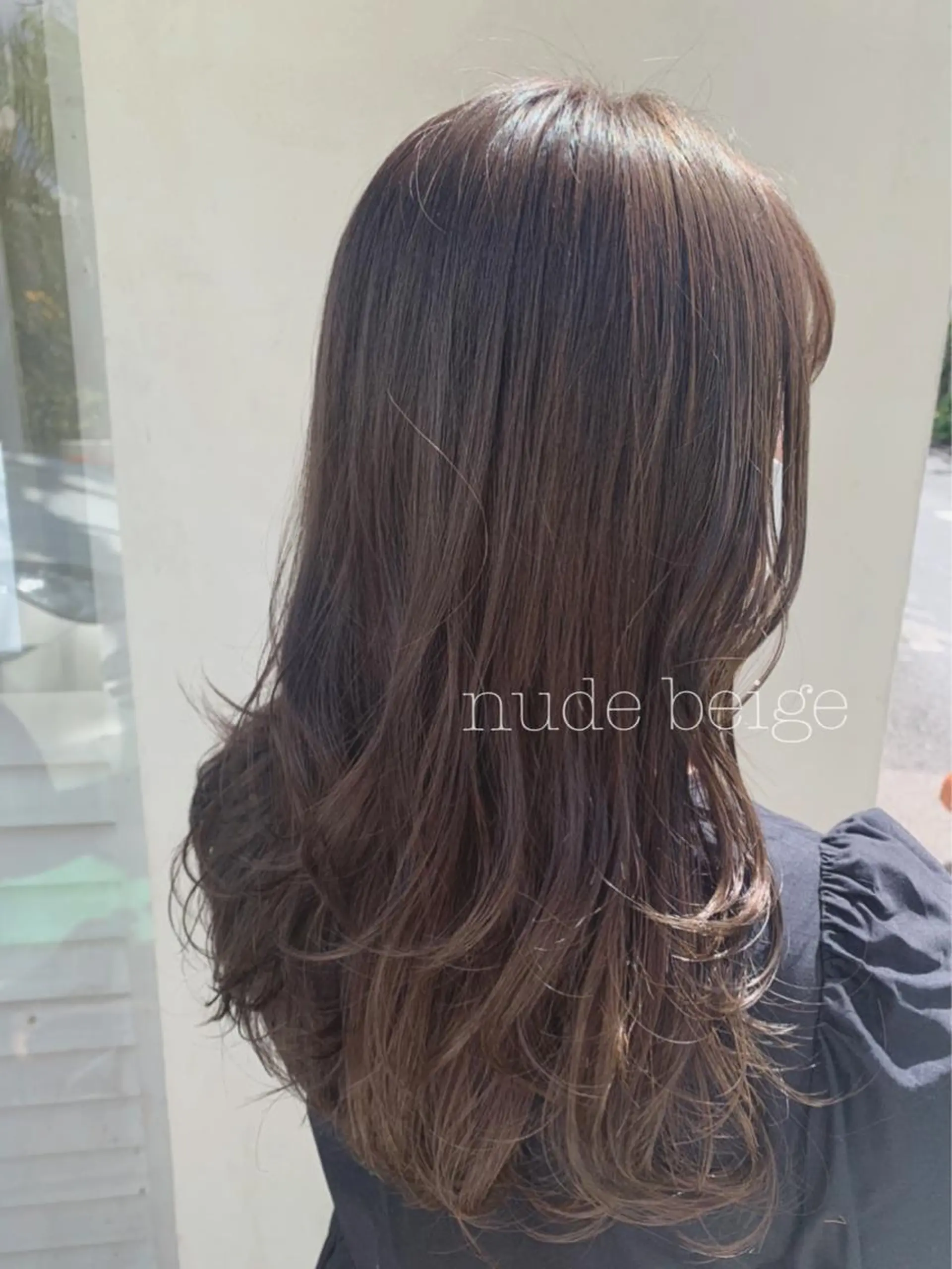 セミロング カラー カット ヘアカラー トリートメント ぱつっとボブ/ 小野あかねのその他イメージ