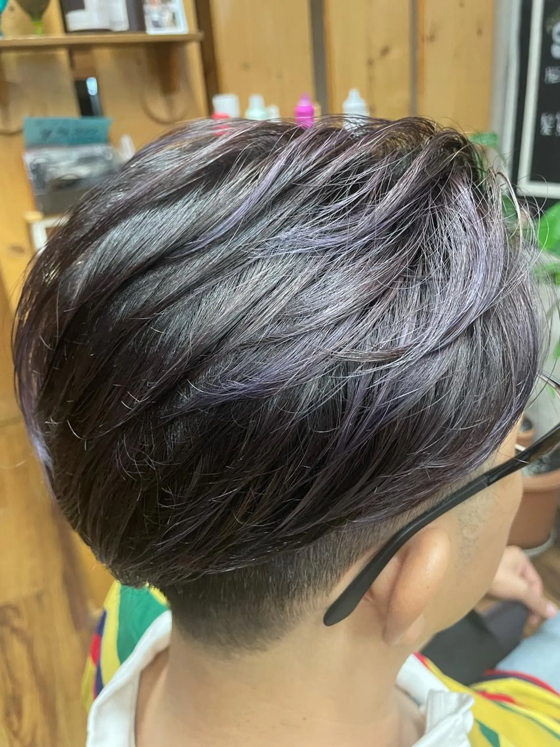 ショート メンズ メンズハイライト ハイライト 後藤 健史のヘアスタイル