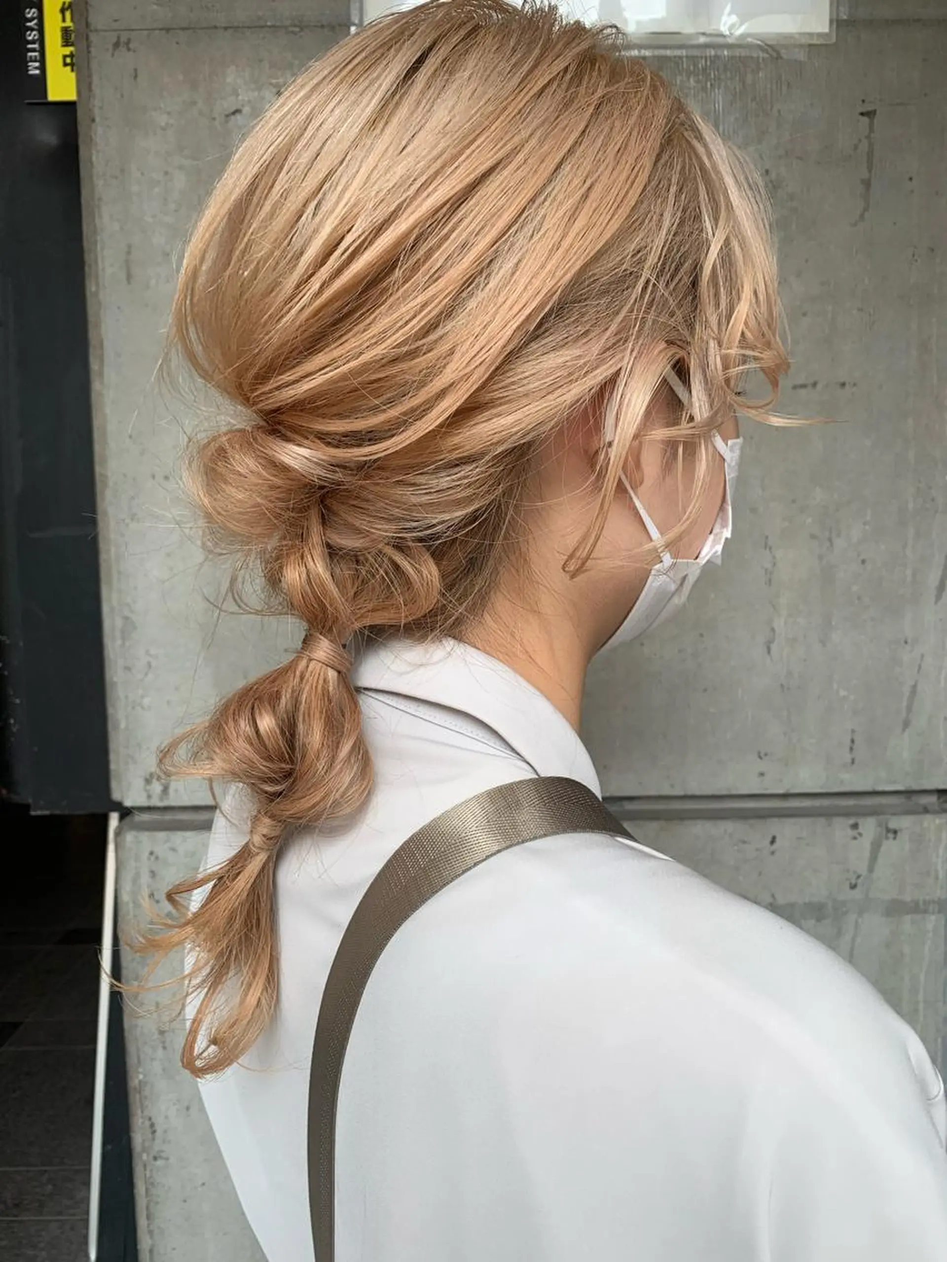 ミディアム ヘアアレンジ 平野 優奈のヘアスタイル