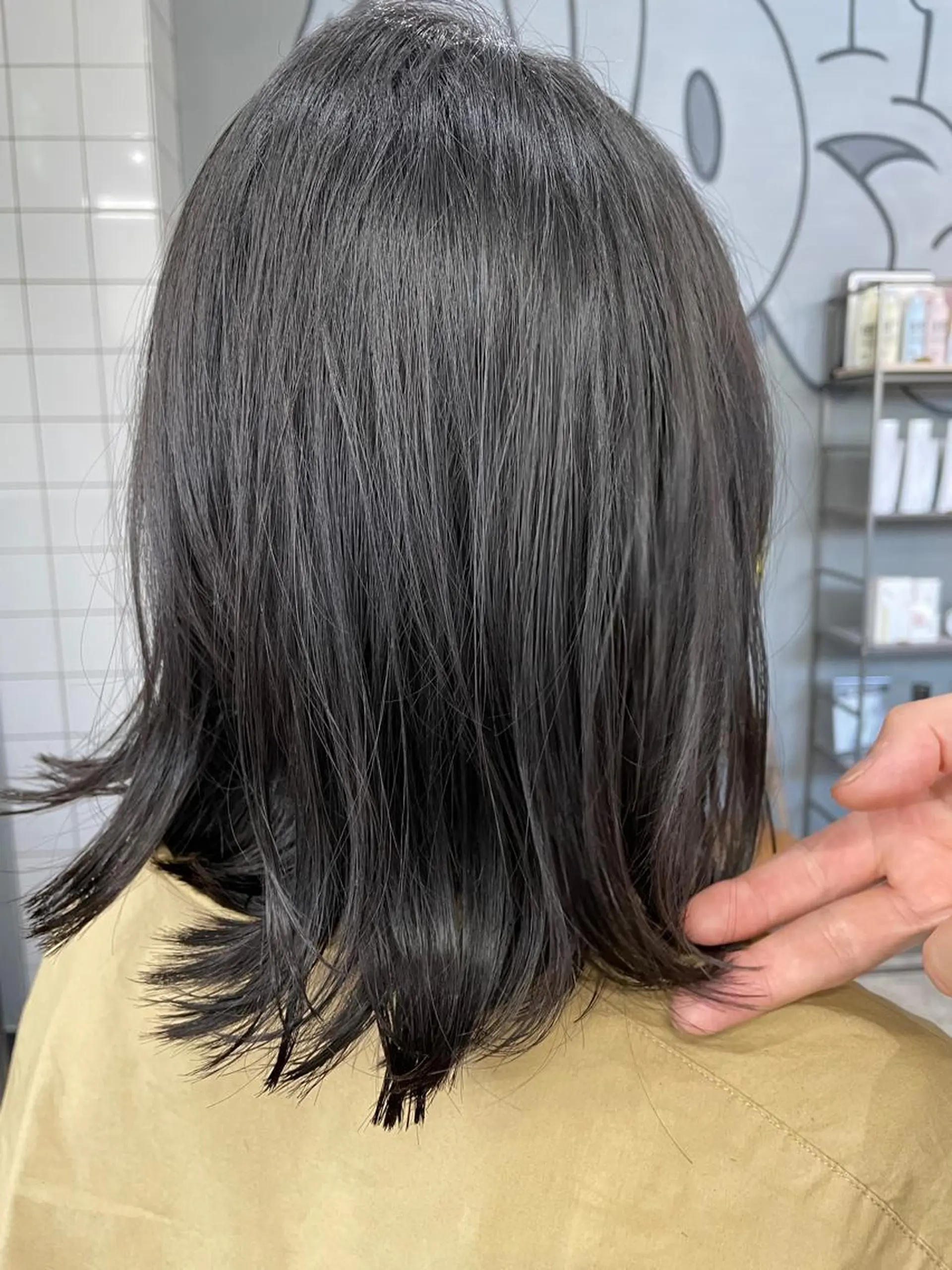 ミディアム メンズ専門サロン wokeのヘアスタイル