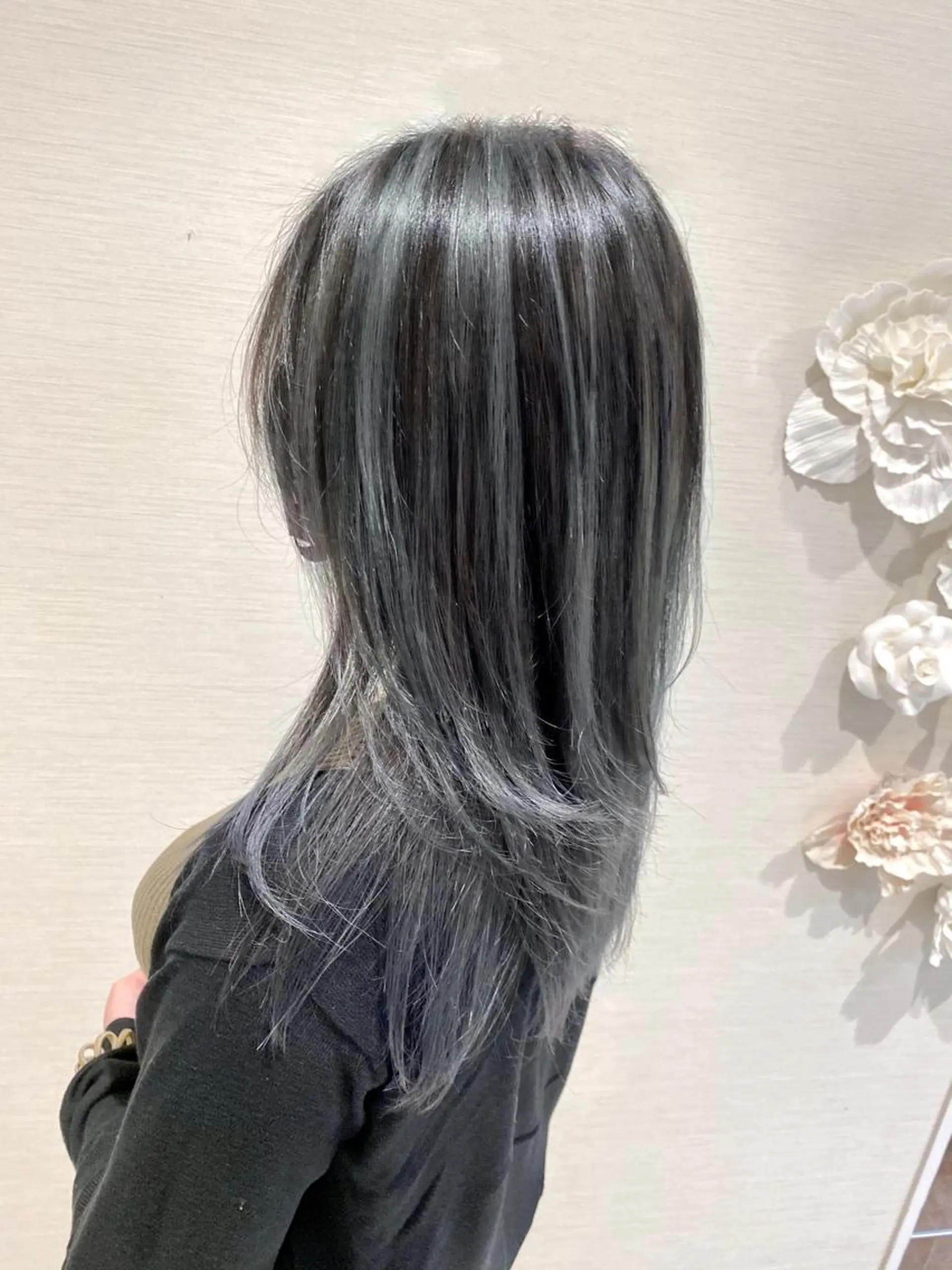 ロング カラー ヘアカラー Re:st所属・Miyavi/カラー ショートボブのヘアスタイル