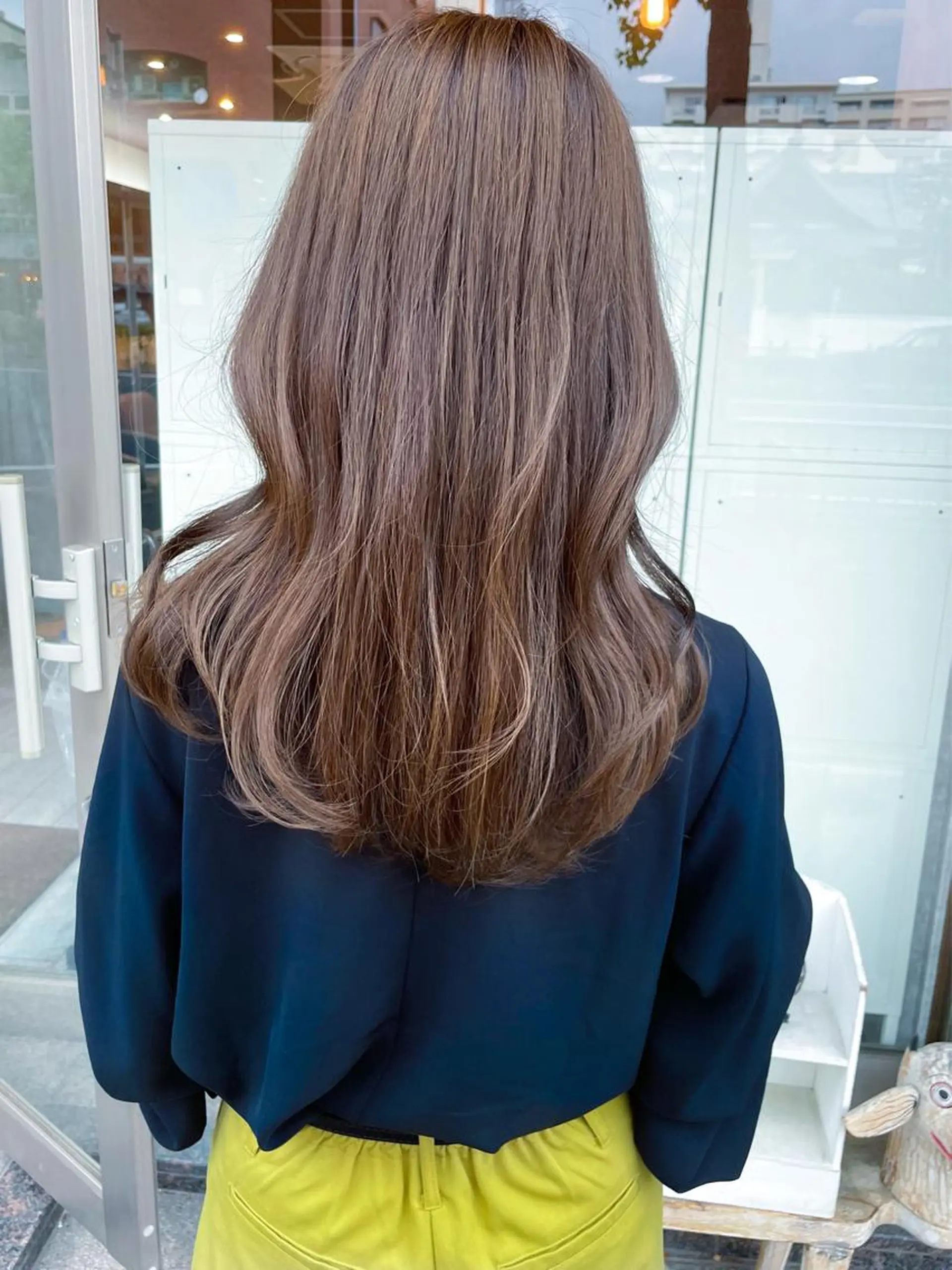 セミロング カラー ヘアカラー トリートメント 高橋 みく/ minim 暖色のヘアスタイル