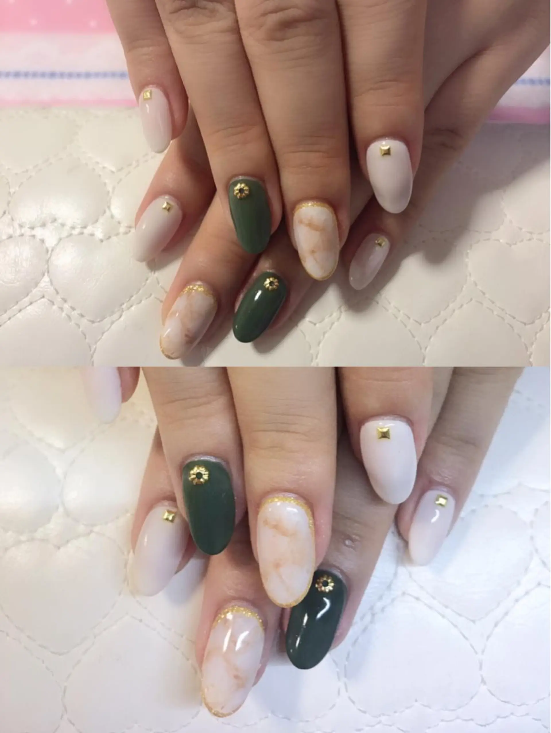 ネイル Chiara チップ長さ出しのネイルデザイン