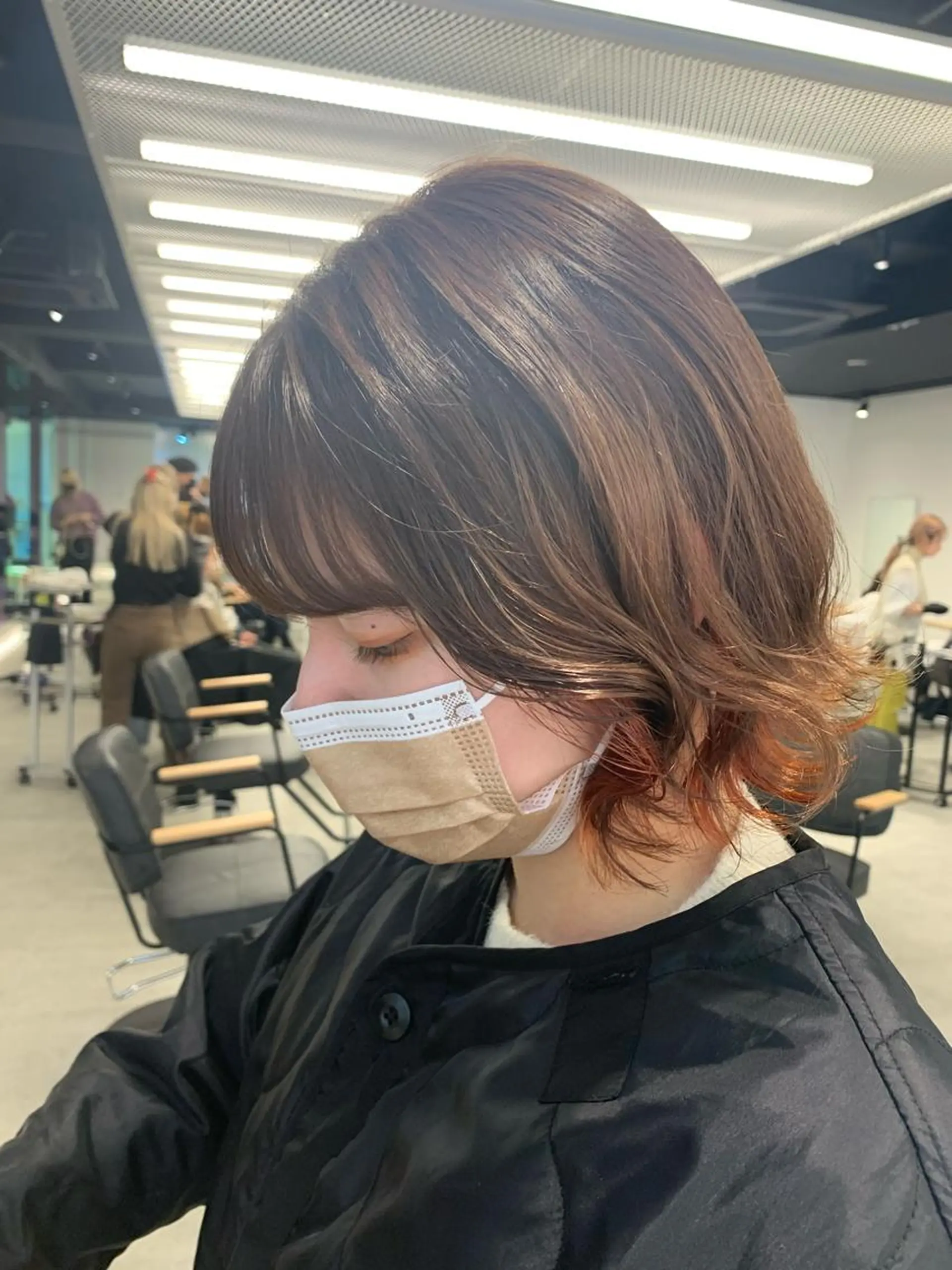 ショート カラー 平野 優奈のヘアスタイル