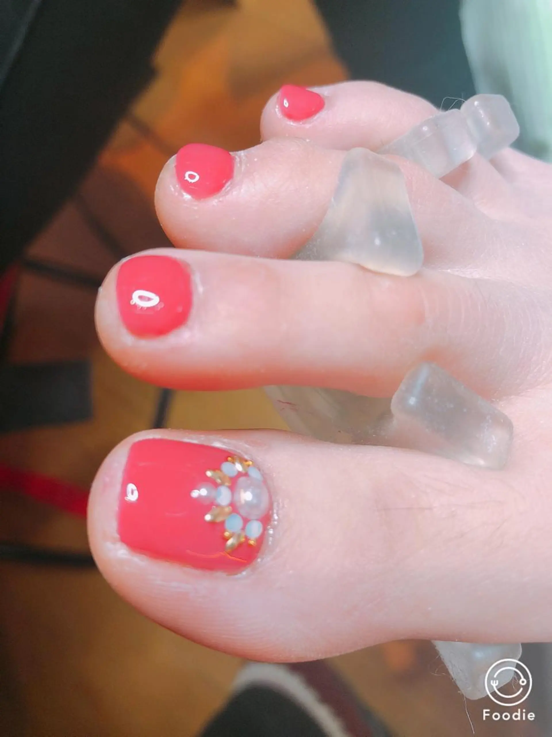 ショート ネイル フットネイル 長さ出し専門 nynaのネイルデザイン