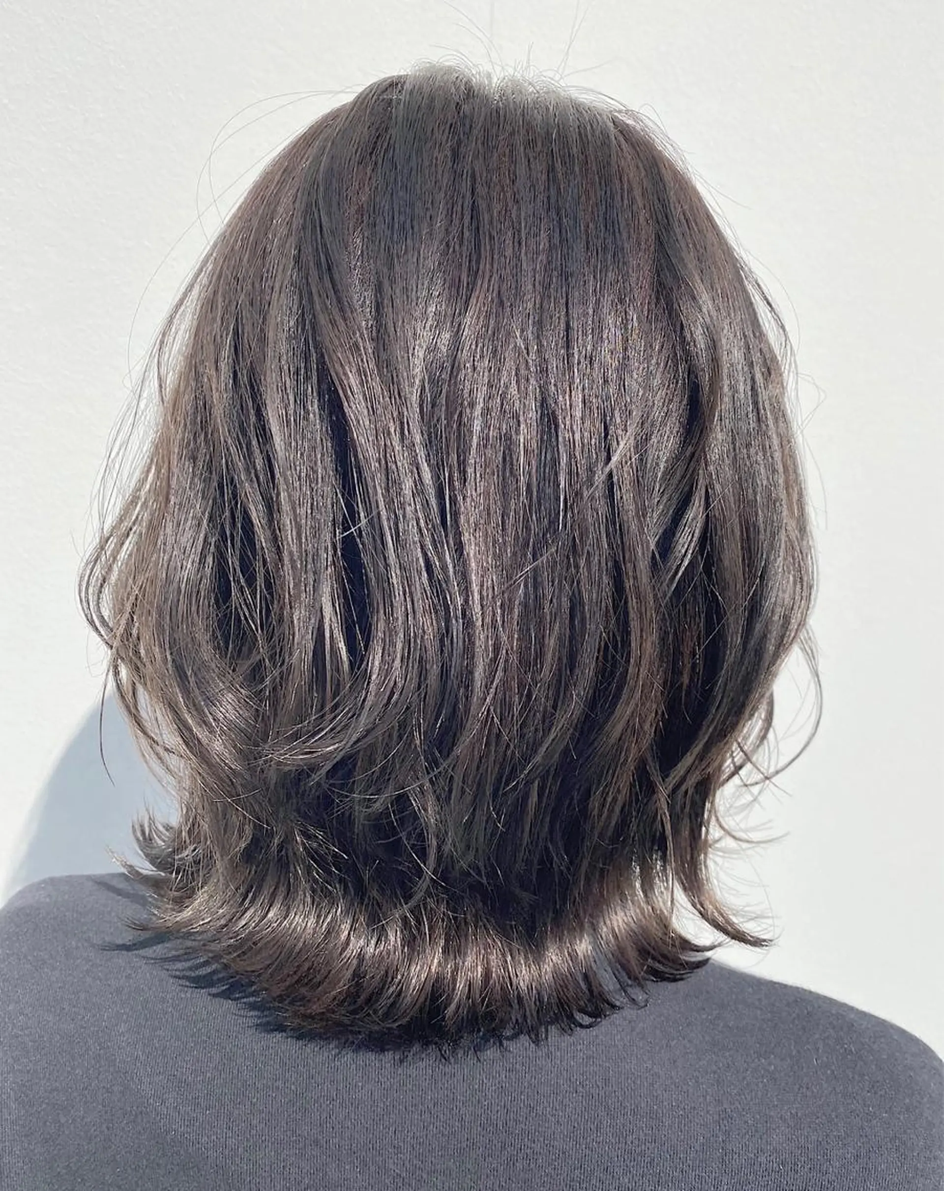 ミディアム カラー カット ヘアカラー トリートメント JILL ユキのヘアスタイル