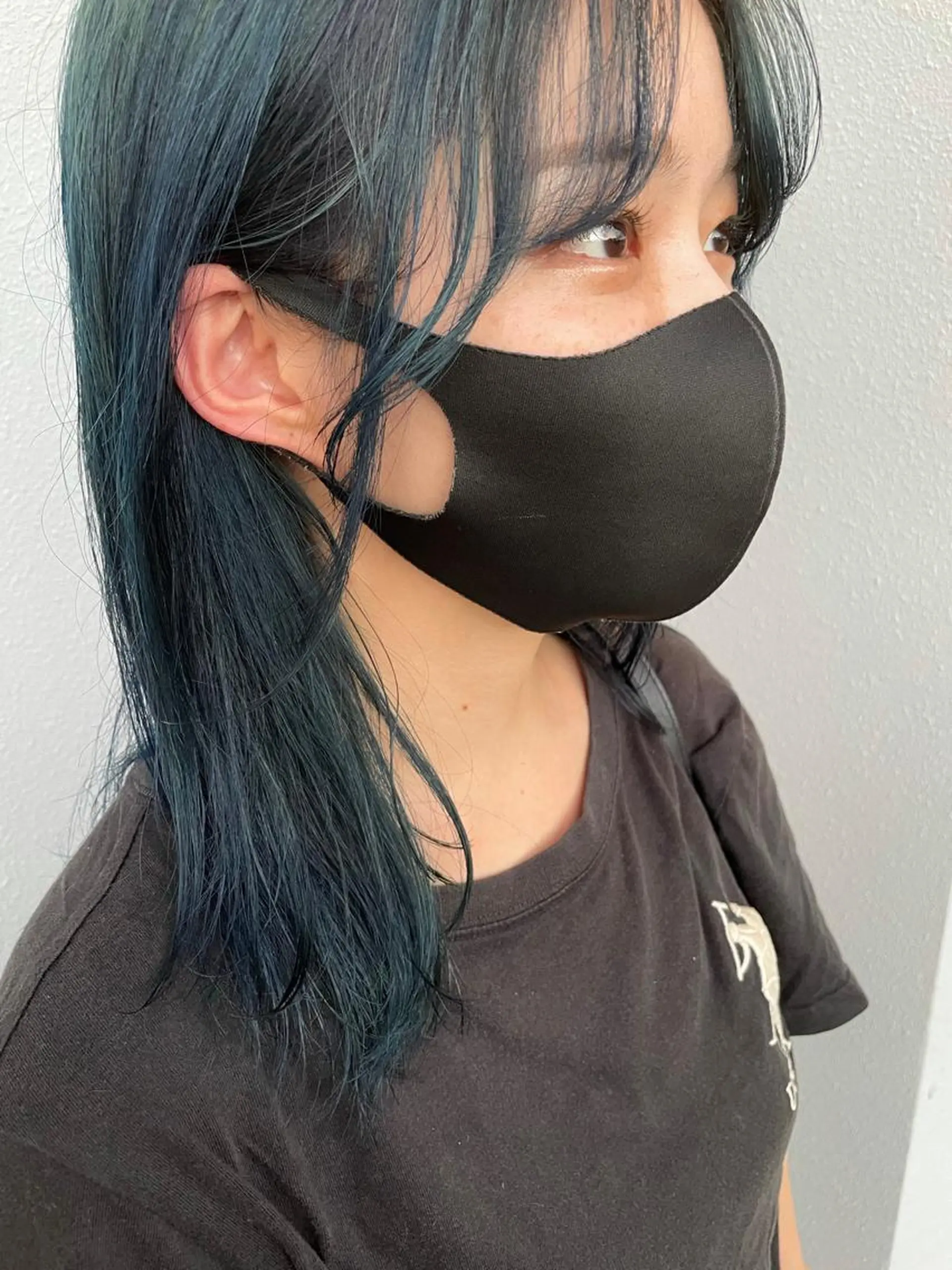 ミディアム 切りっぱなしボブ ショートボブ ミディアムパーマ ミストバング ボブ C’LD hair  produce /シールドヘア所属・モテ髪/ボブ/ショー ト/アダチフウトのヘアスタイル