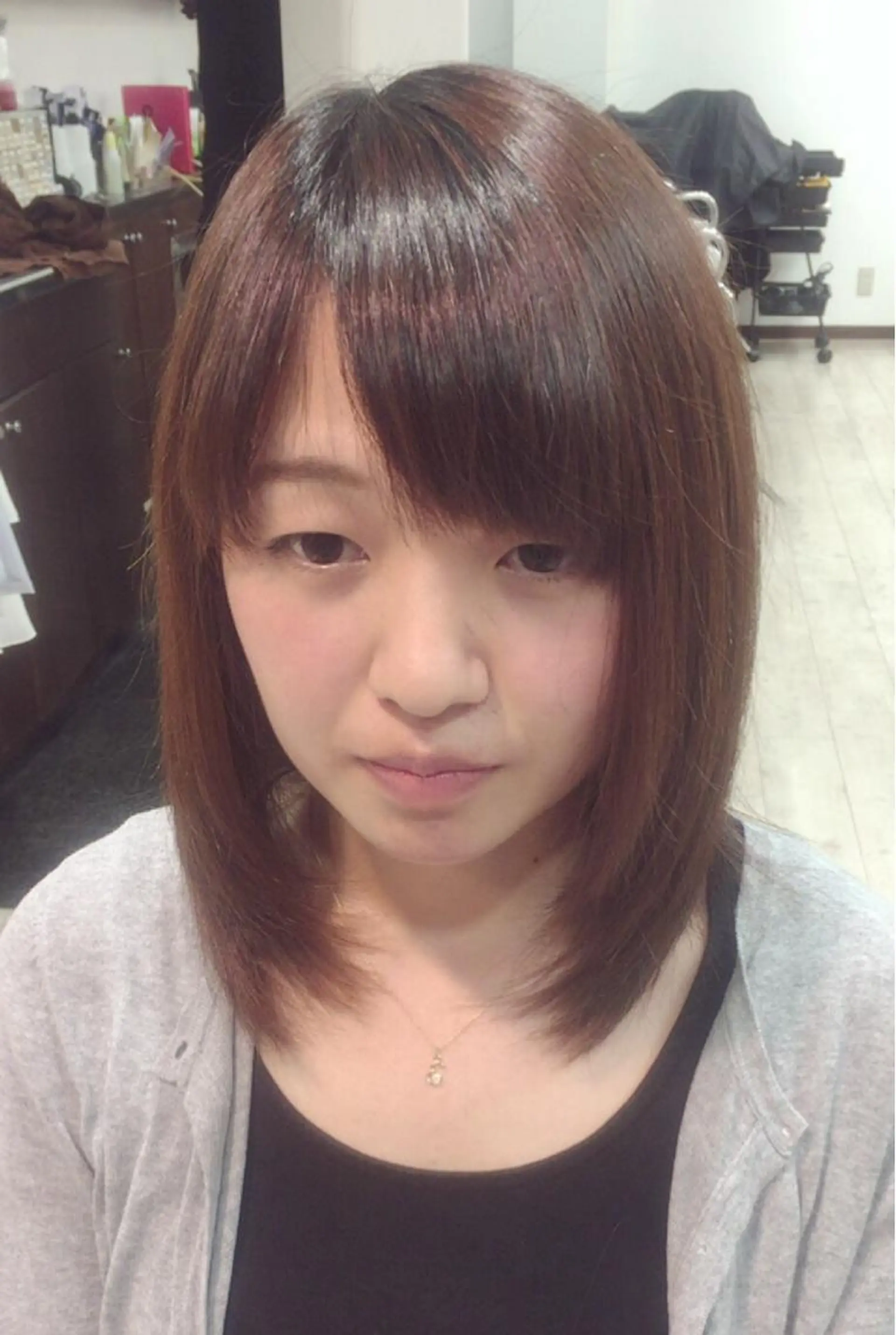 ショート ミディアム セミロング ロング カラー パーマ ヘアアレンジ メンズ キッズ ネイル まつエク Leyシェアサロン所属・Ken ドライカット ✂️髪質改善のヘアスタイル