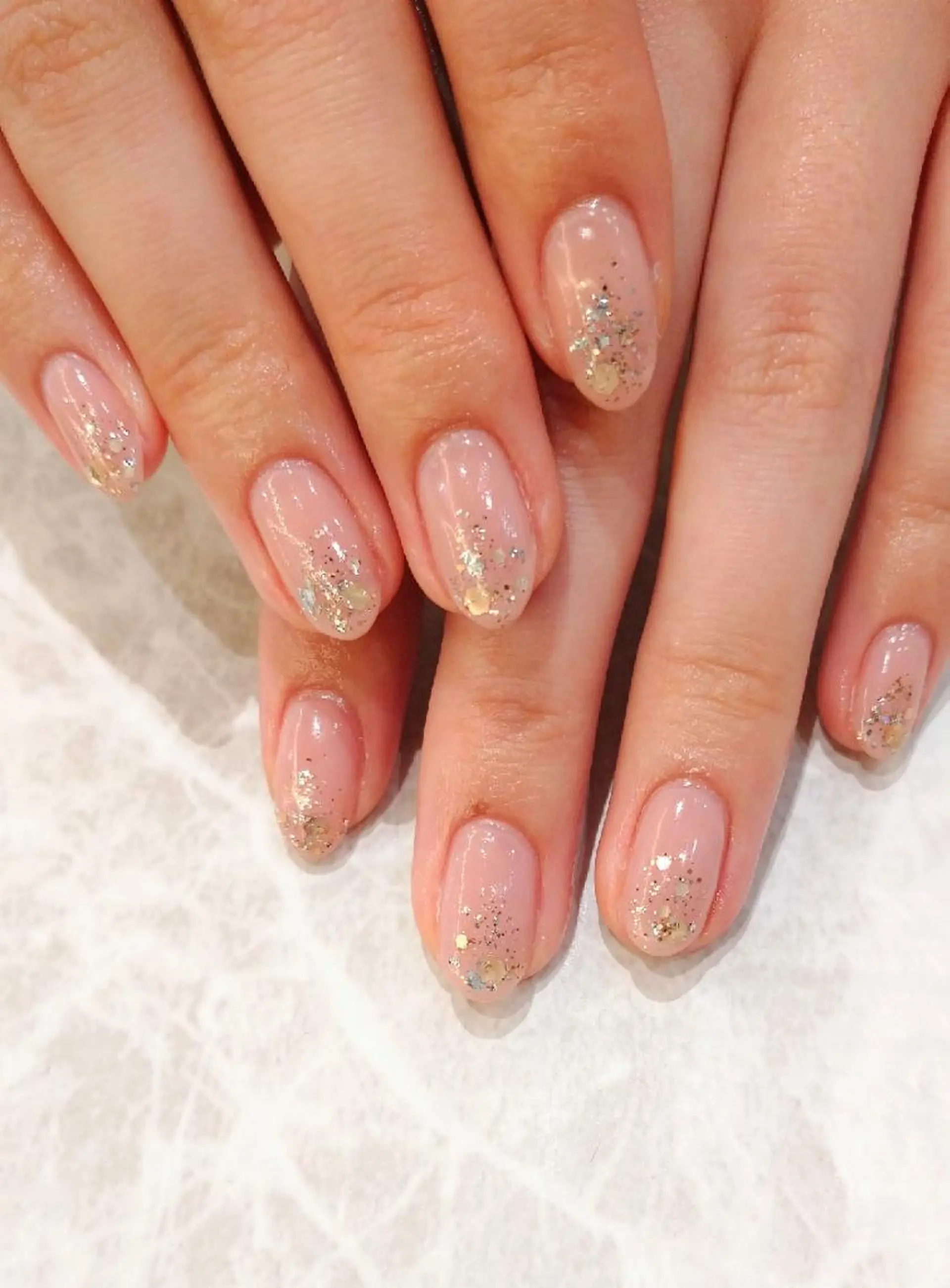 ネイル ラメ(グリッター) ハンドネイル 會田 瑠衣のネイルデザイン