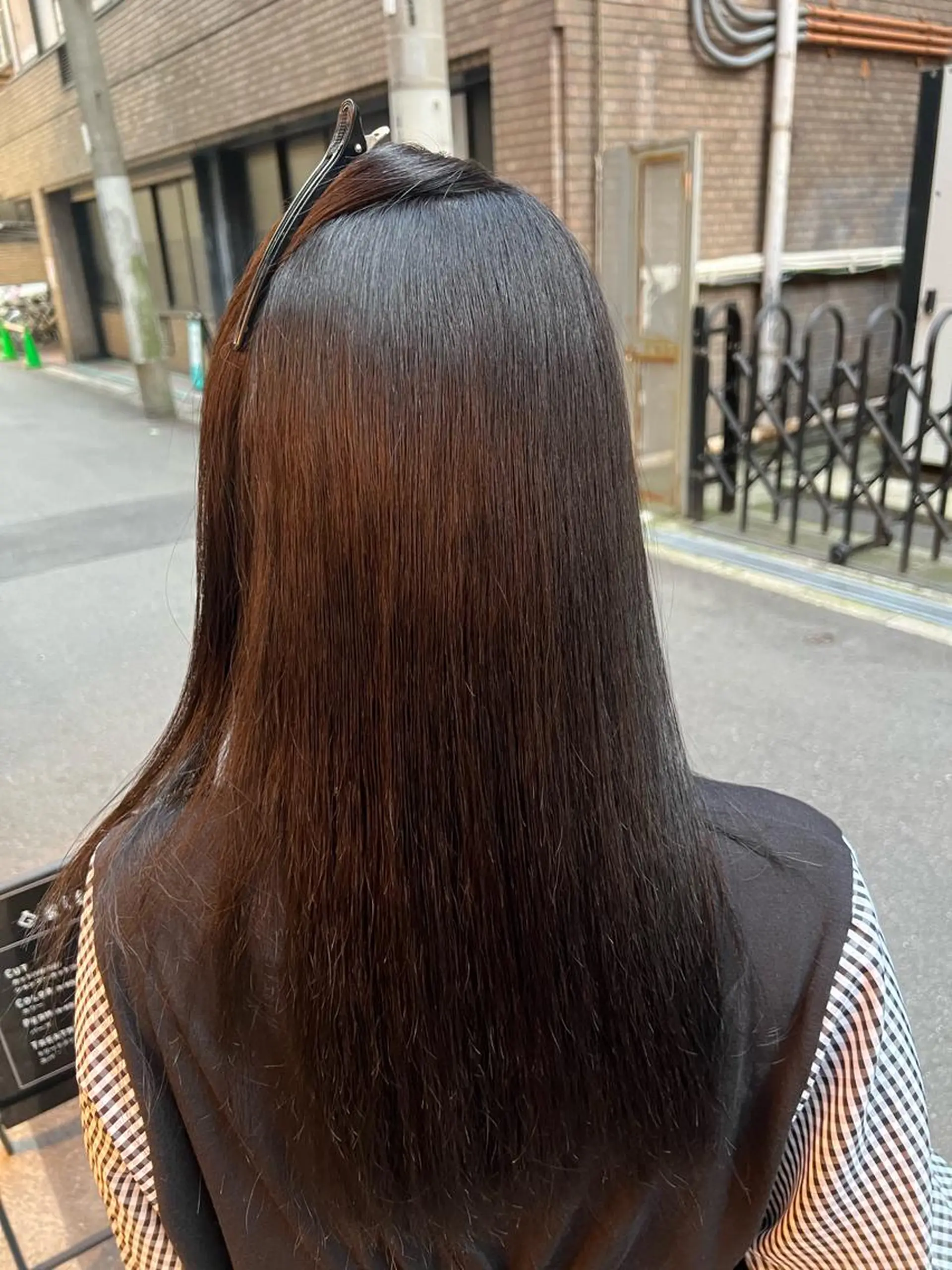 ロング カット 縮毛矯正 トリートメント 髪質改善ストレート Kantaのヘアスタイル