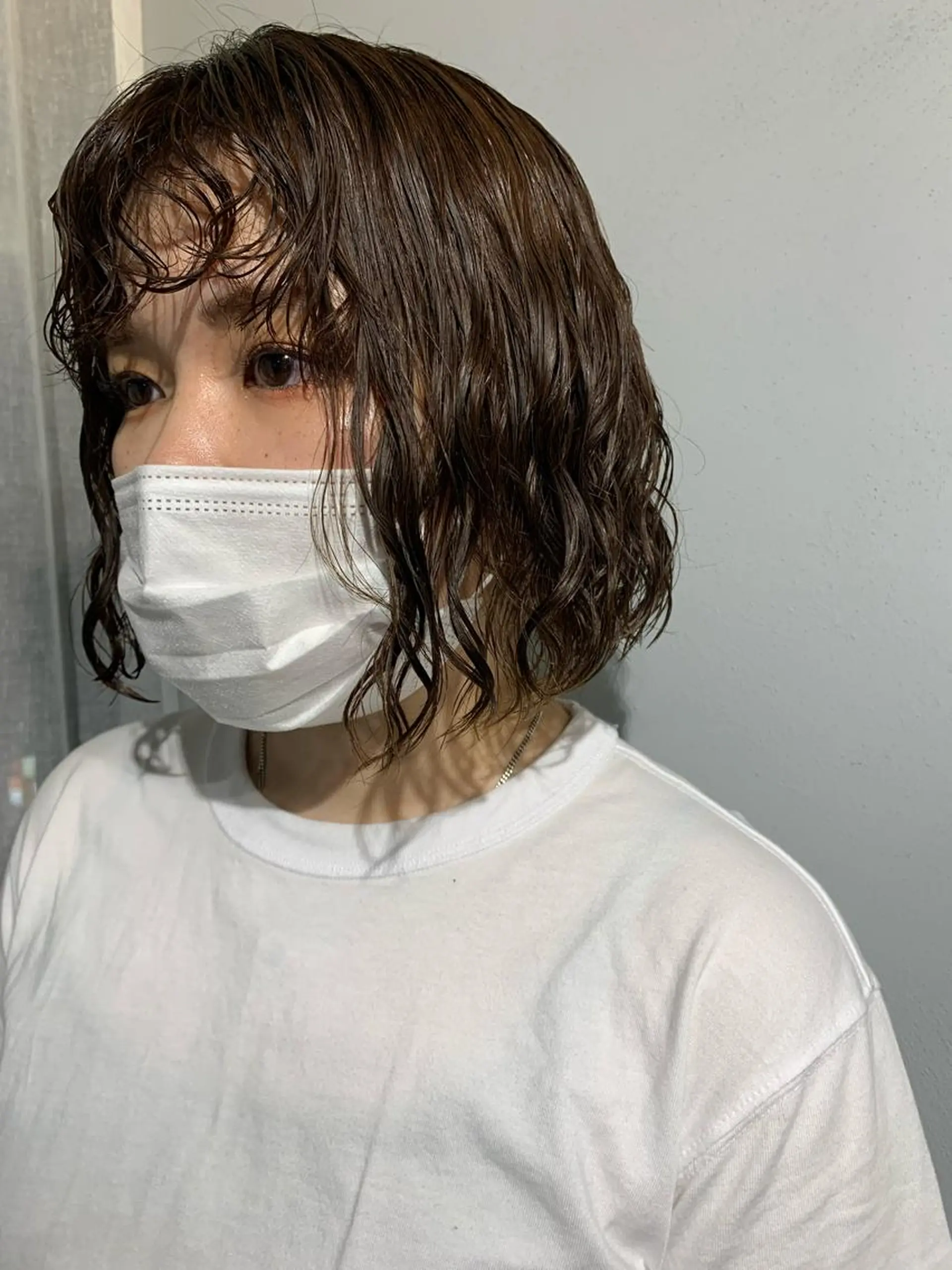 ショート パーマ ボブパーマコテ巻き風 パーマNo1深江秀平のヘアスタイル