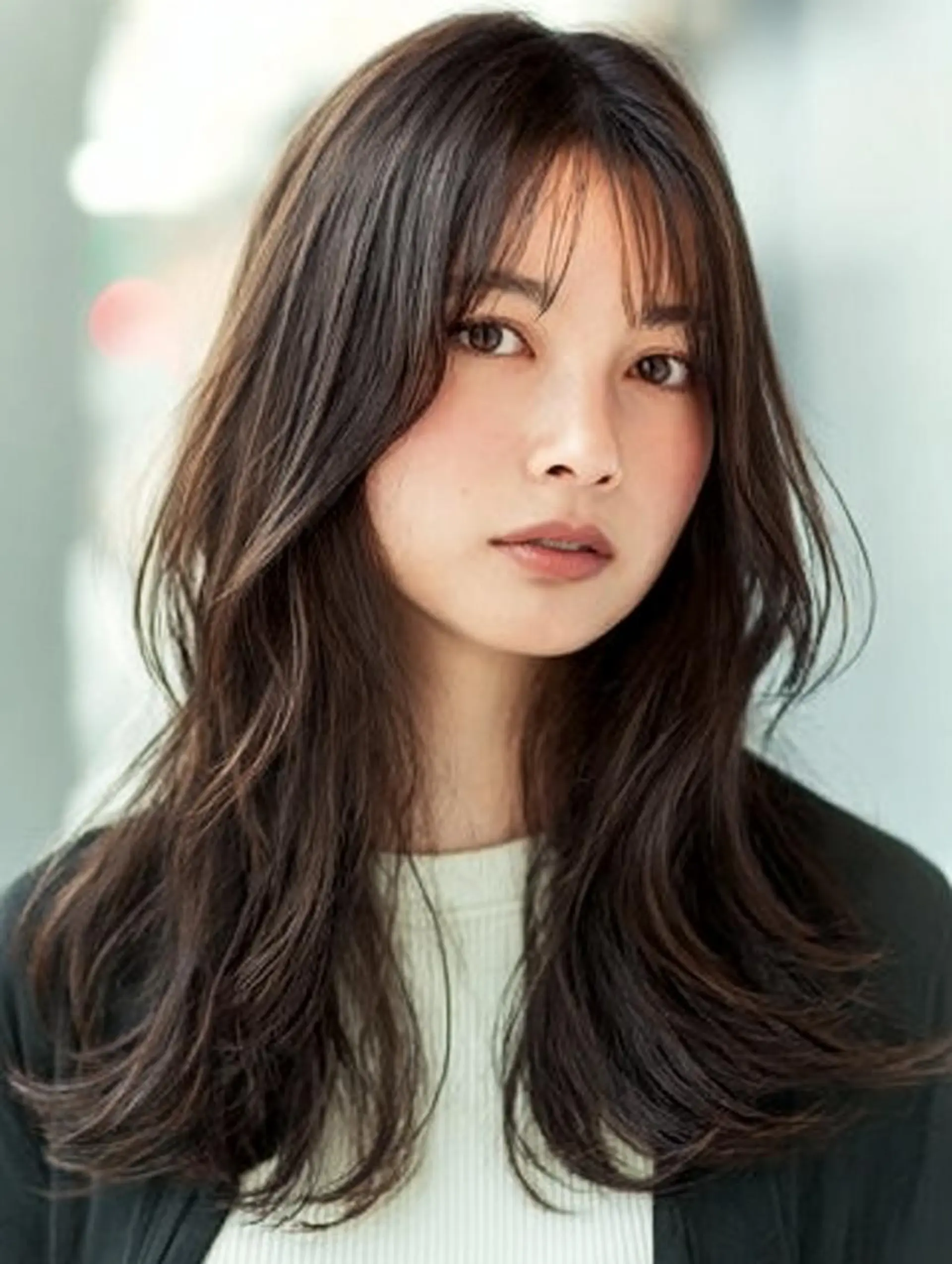 ミディアム ハッシュカット 髪質改善 レイヤーカット 縮毛矯正 トリートメント カット ヘアカラー トリートメント 生艶髪＆レイヤー🔔 渋谷お薦めNo.1✨のヘアスタイル