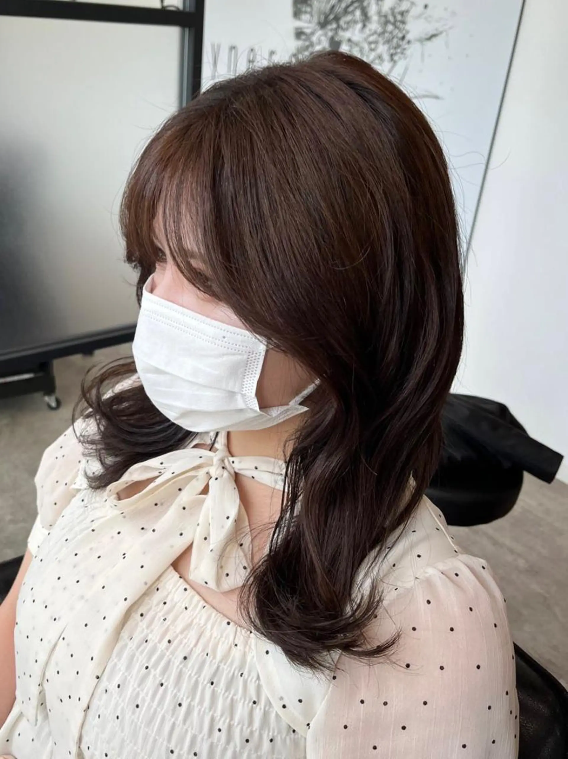 ミディアム ヘアカラー トリートメント 髪質改善のプロ💟 kanonのヘアスタイル