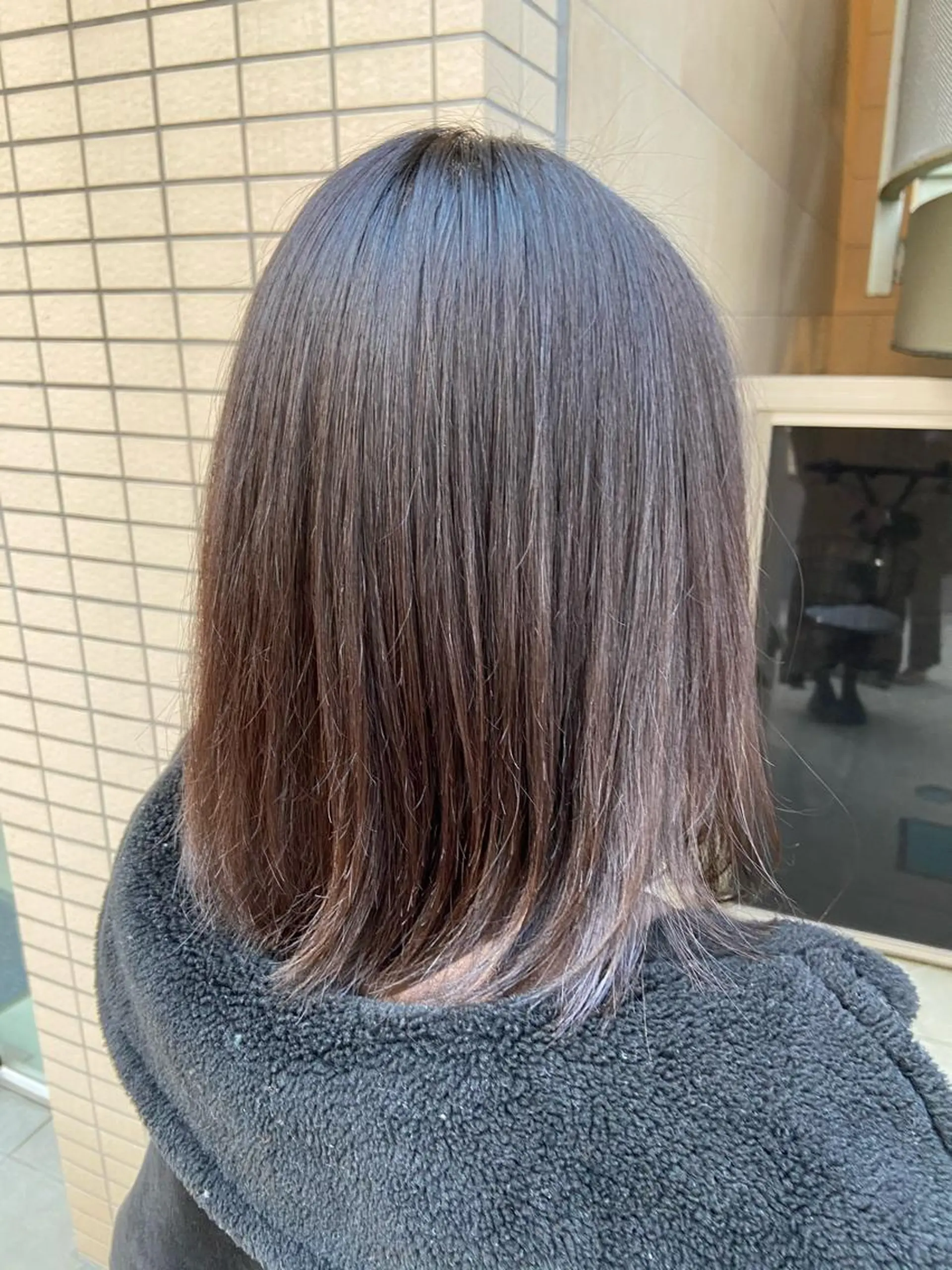 ミディアム カラー ヘアカラー トリートメント 菊地 美憂のヘアスタイル