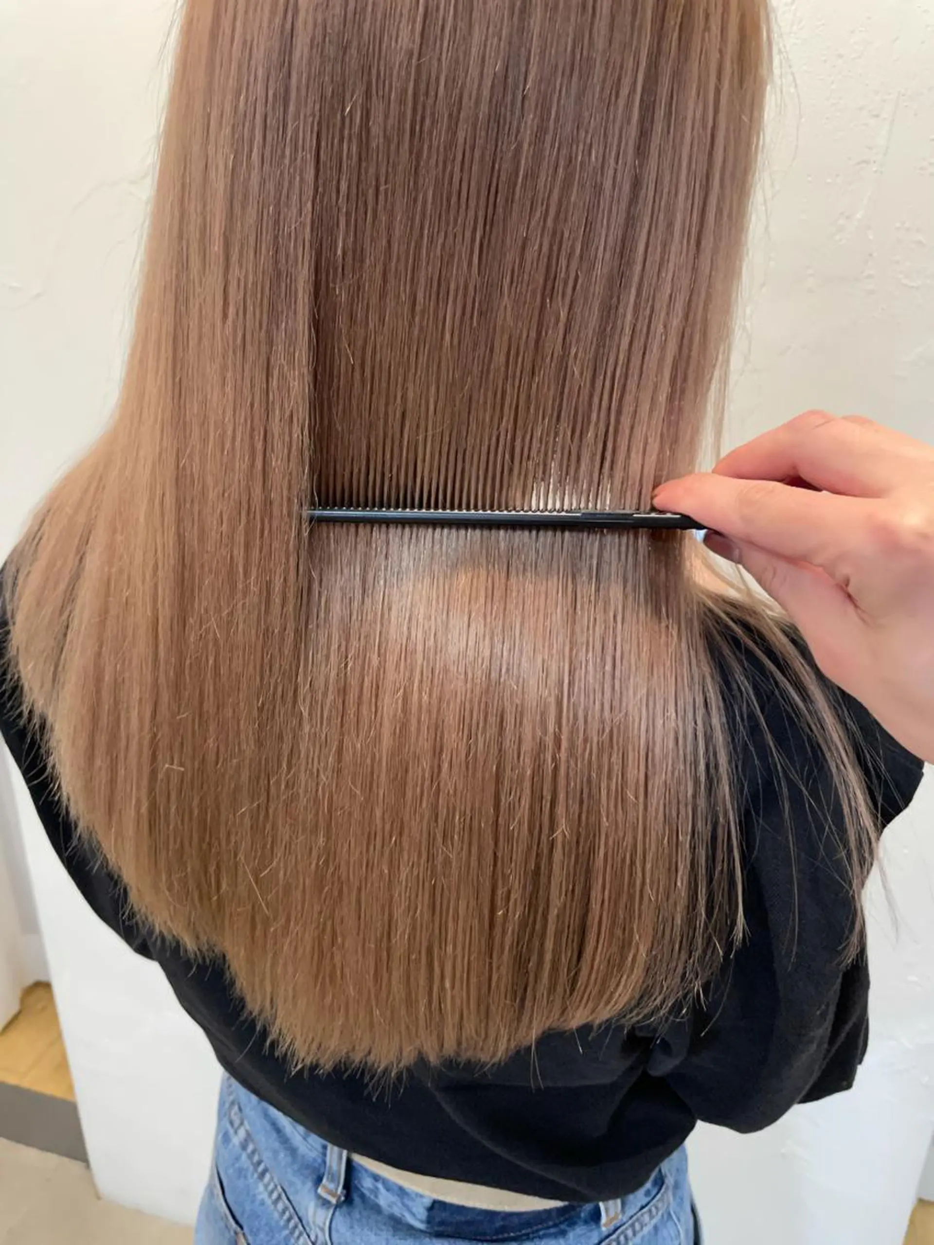 ロング 小顔レイヤー×コンパ クトボブ/林隆平のヘアスタイル