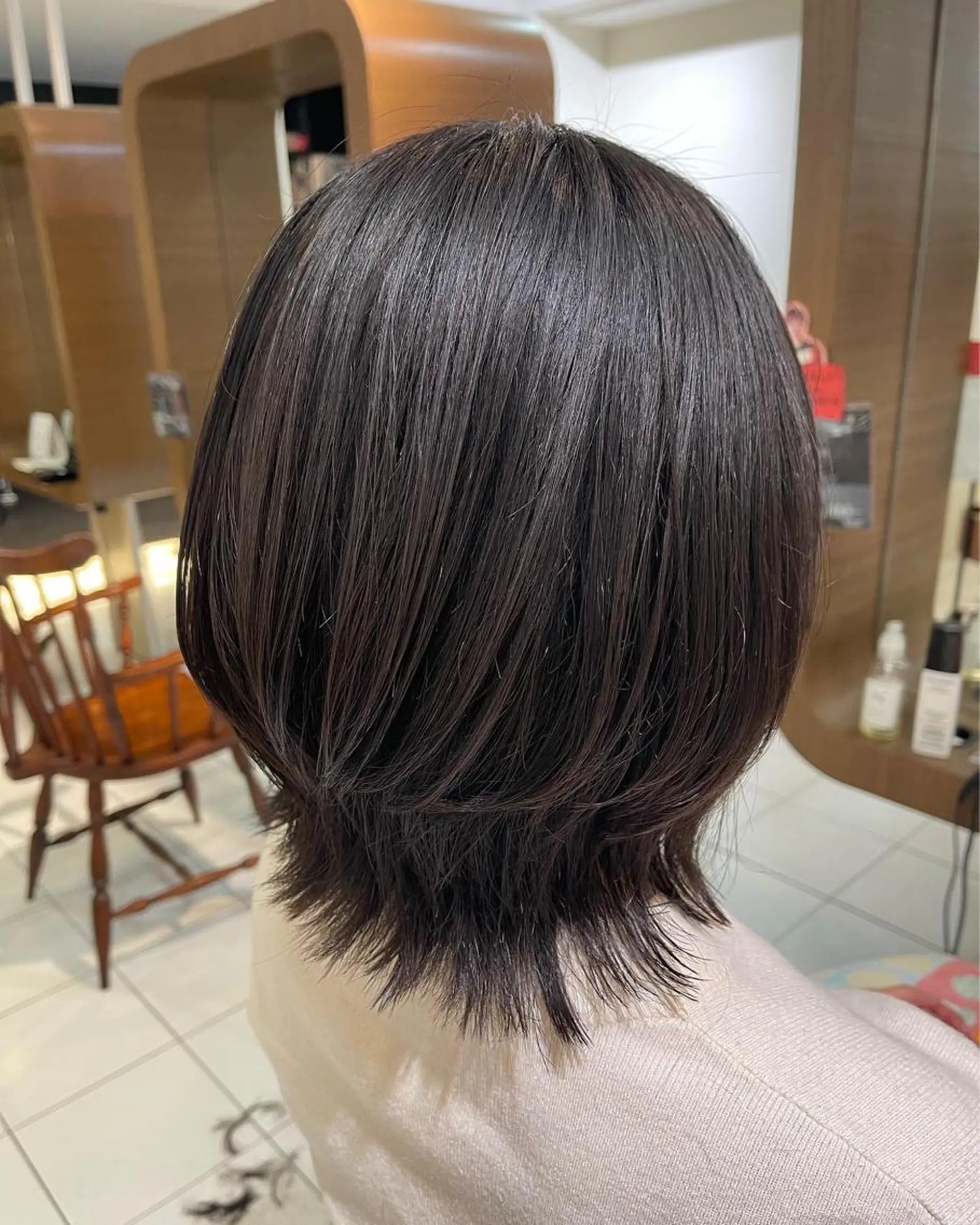 ショート ボブ ウルフカット ウルフボブ ヘアカラー アニメオタク美容師✂ miharuのヘアスタイル