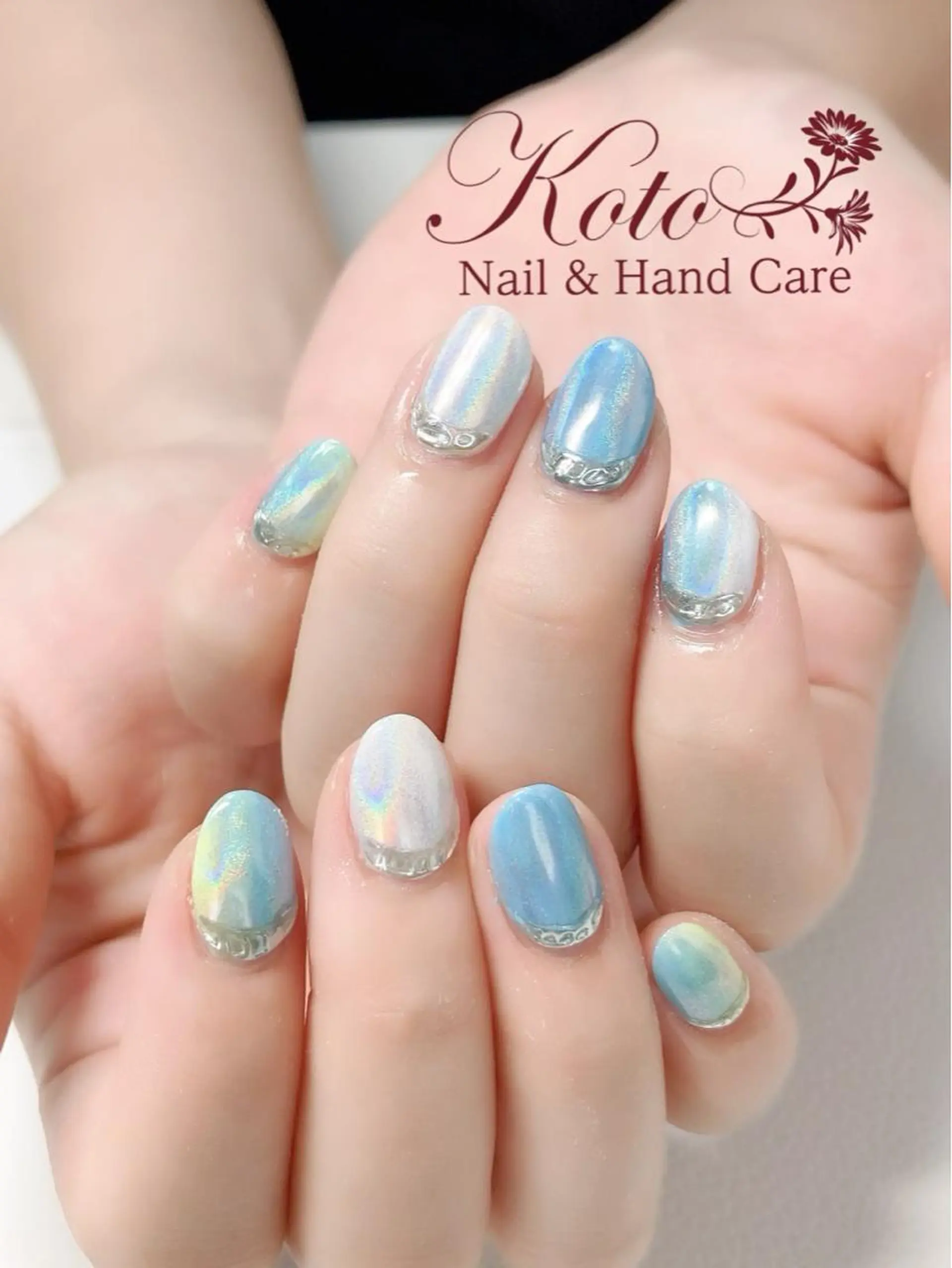 ネイル 長さ出し フットネイル フレンチネイル ジェルネイル ラメ(グリッター) Risa ネイルサロンKOTOのネイルデザイン