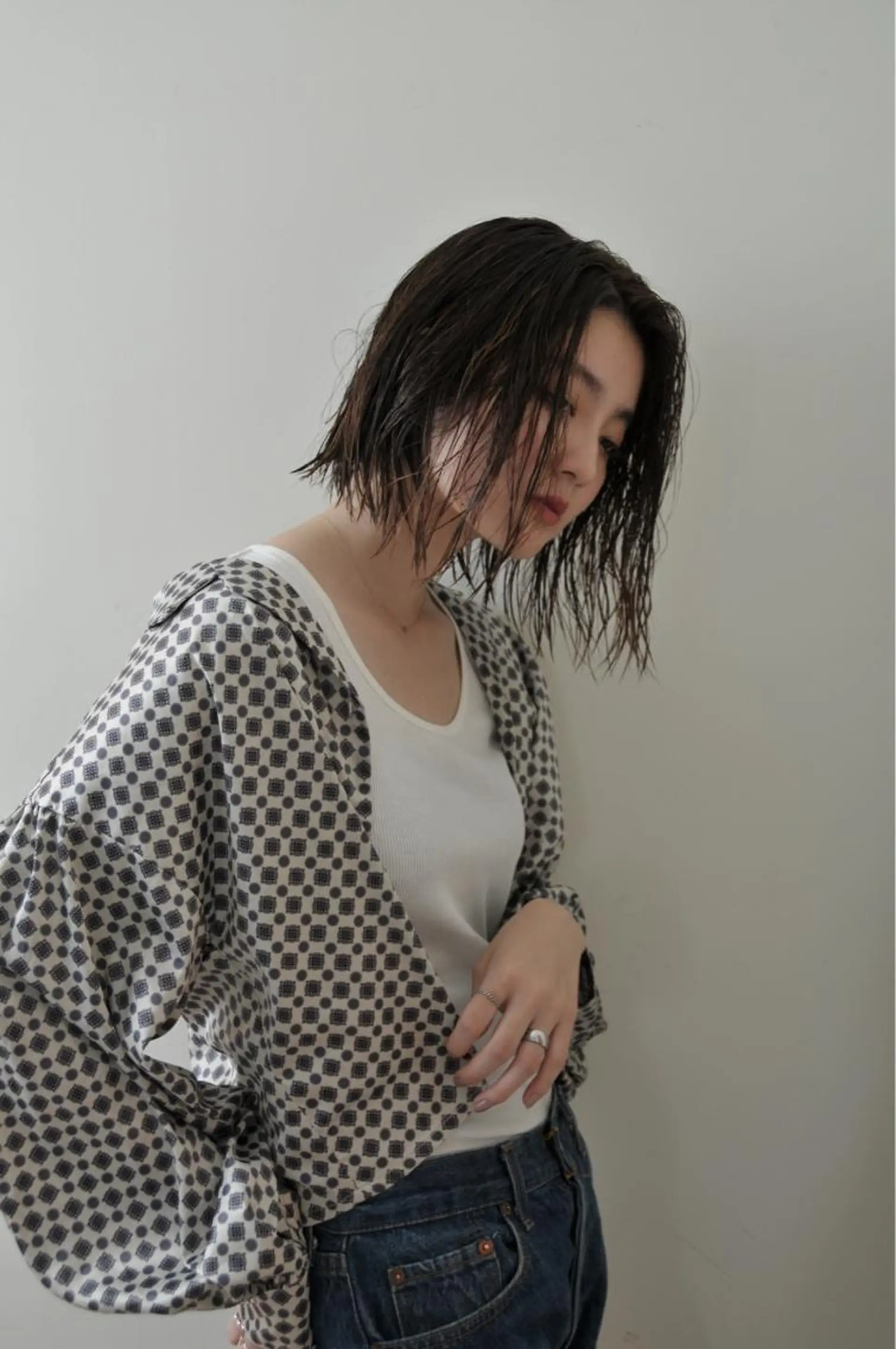 ショート カラー 似合わせカット カット ヘアカラー トリートメント Neolive caffのヘアスタイル