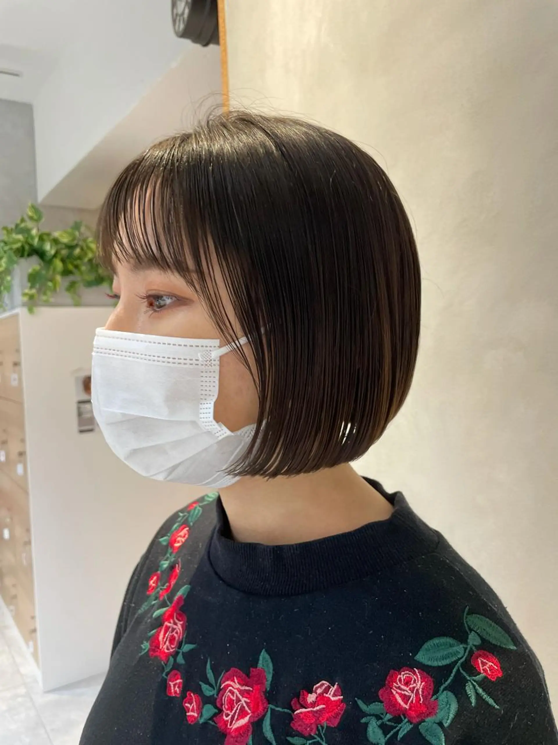 ショート カラー 切りっぱなしボブ ショートボブ ボブ ショートヘア 若林 良のヘアスタイル