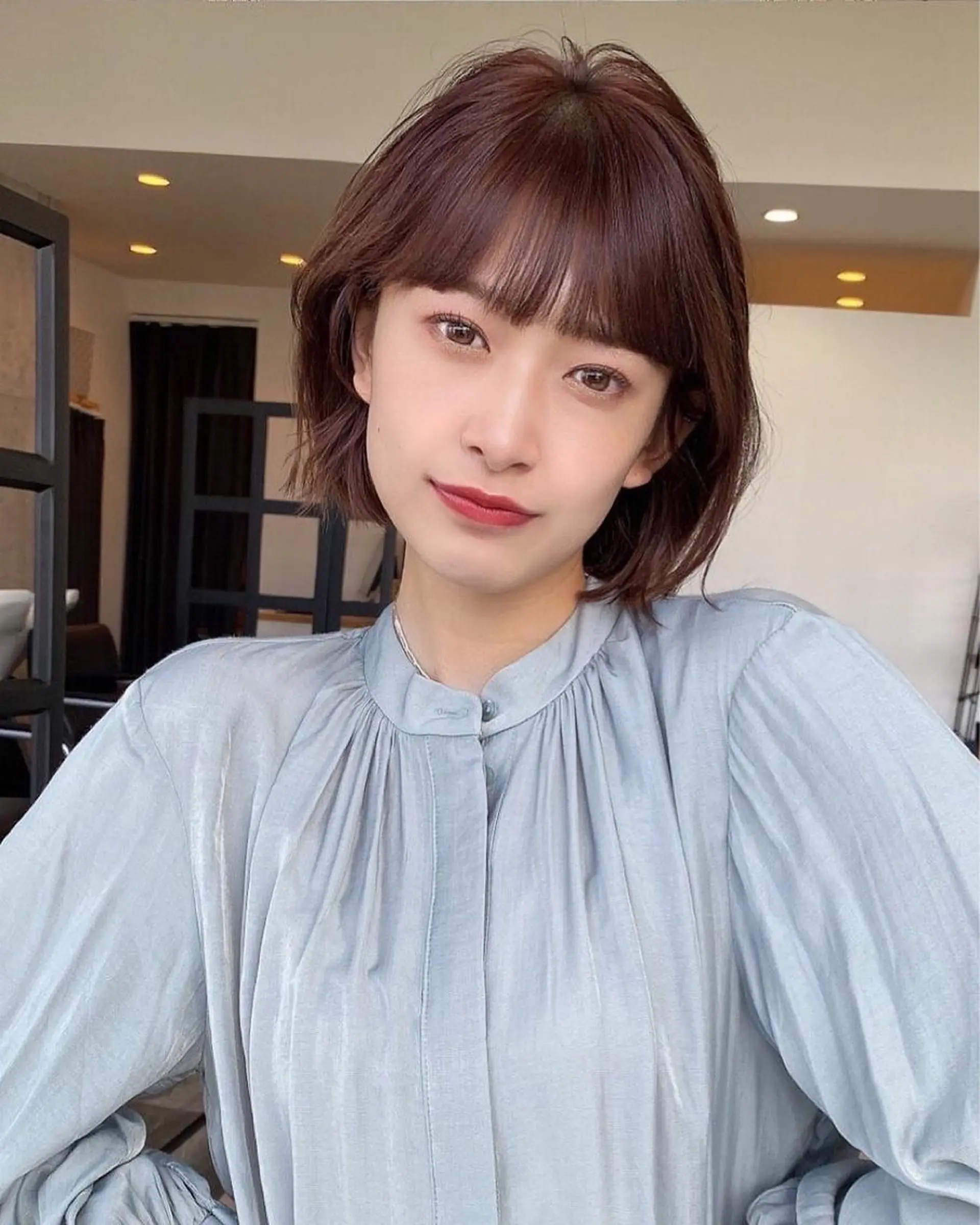 ショート カラー 似合わせ/小顔/ 韓国✨KAITOのヘアスタイル