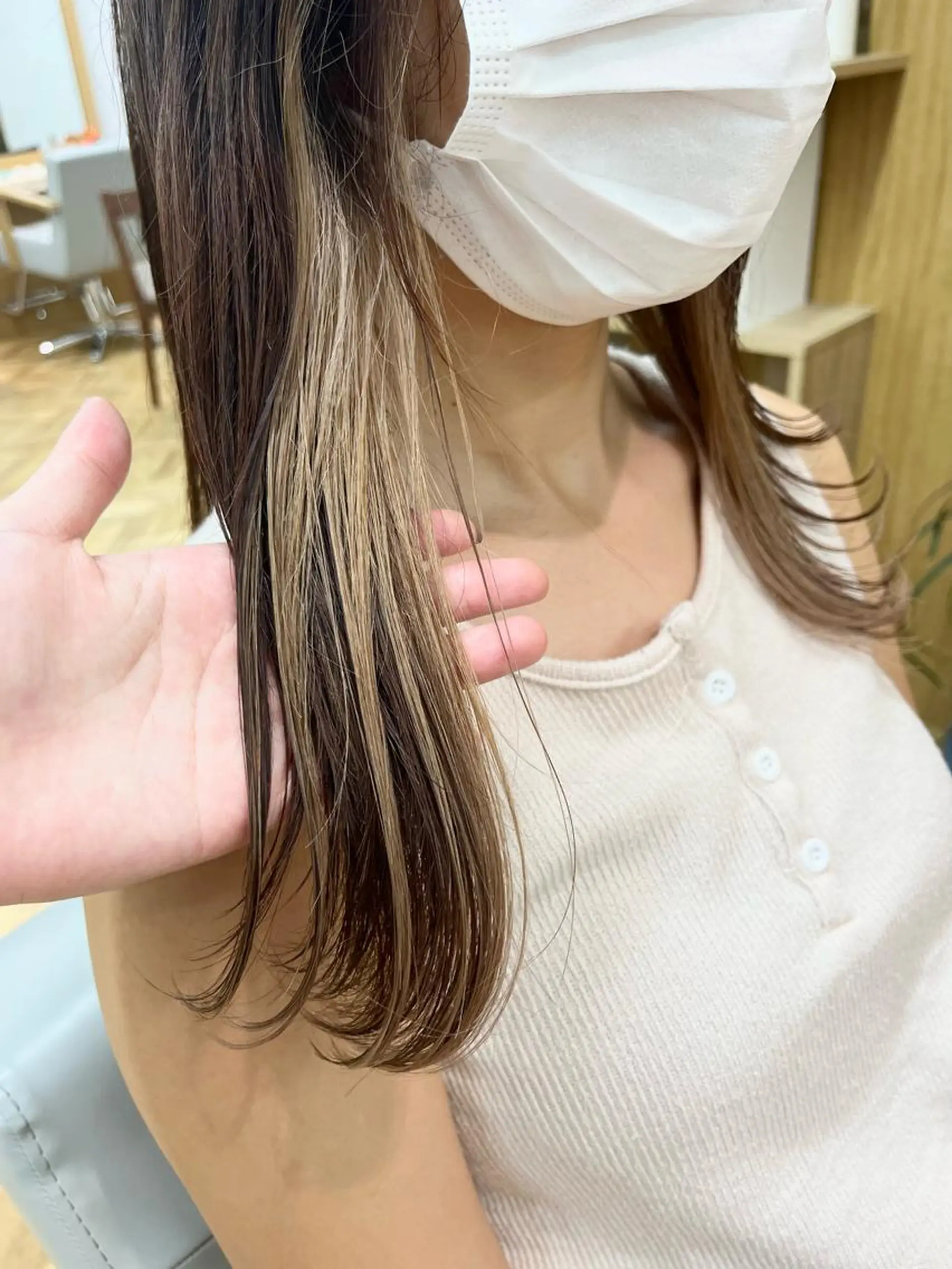 ミディアム 🫧レイヤー/暖色 /ベージュMAI🫧のヘアスタイル