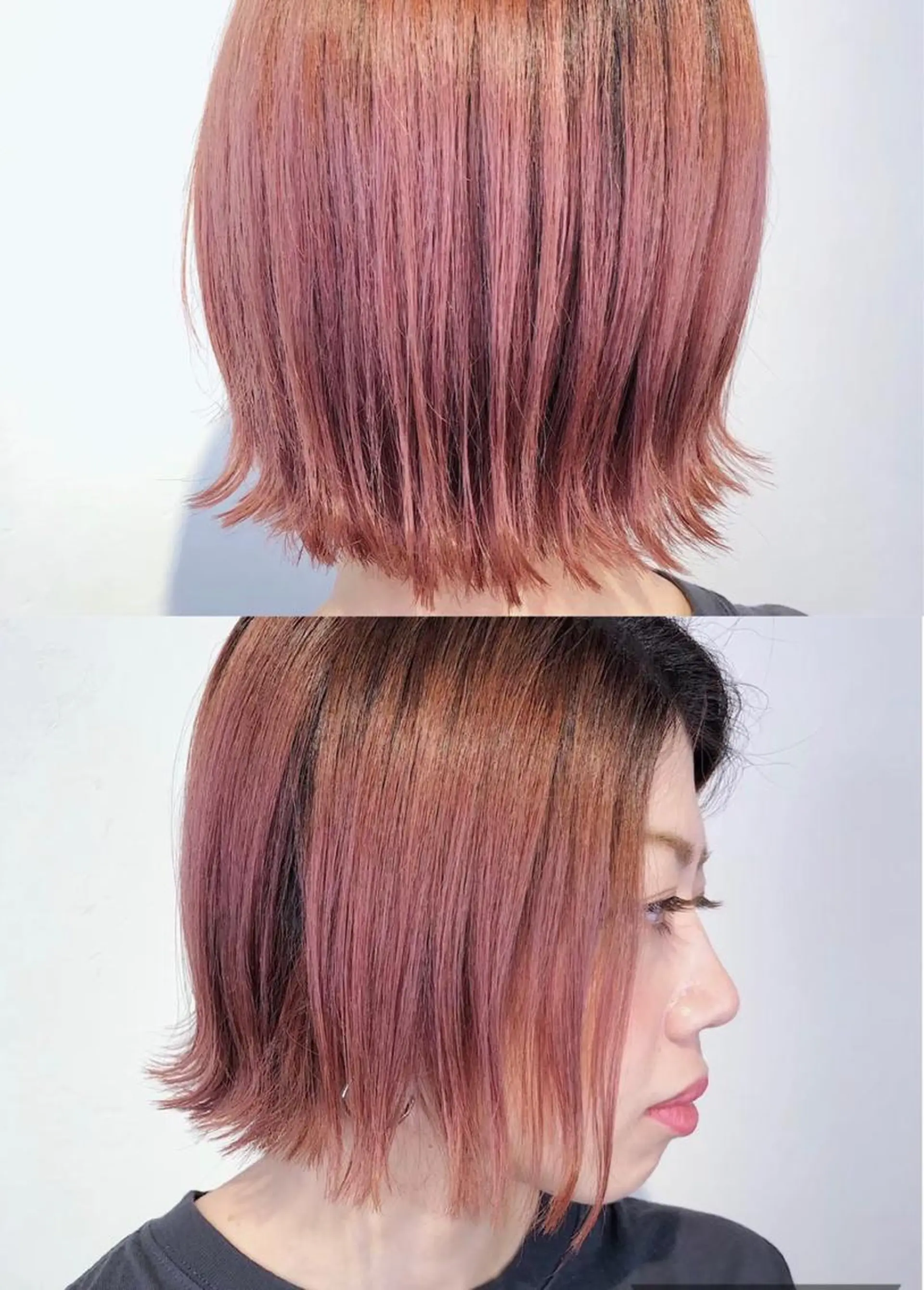 セミロング カラー _WHITE 高槻のヘアスタイル