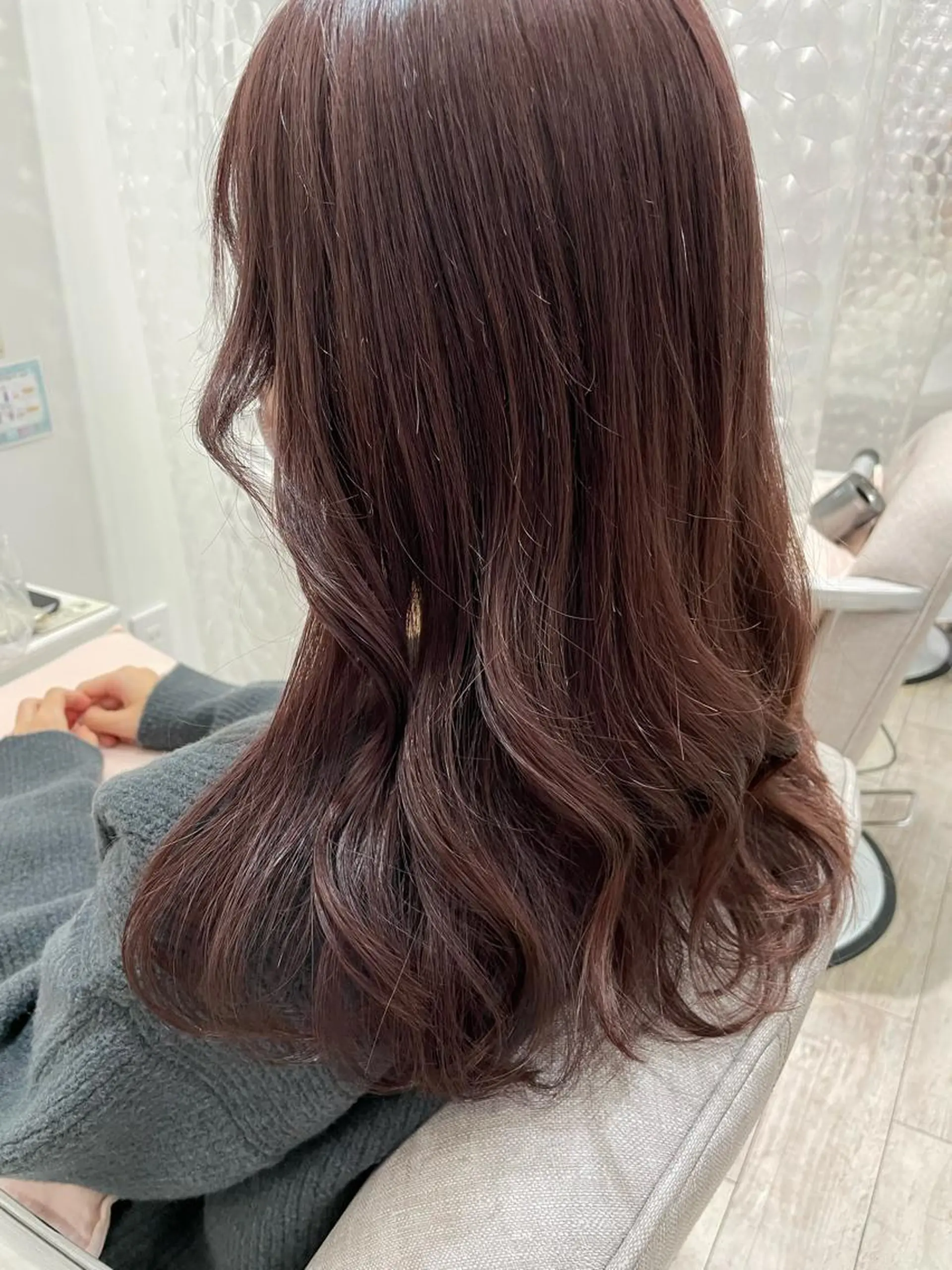 セミロング カラー カット ヘアカラー HARUKA韓国ヘア /Luana梅田のヘアスタイル