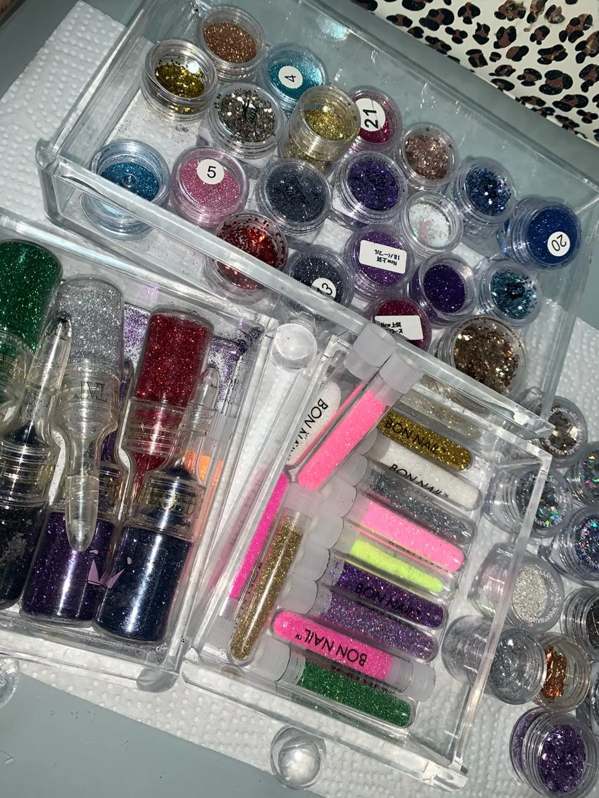 ネイル ラメ(グリッター) 🌙🫧CHARME (RUKA)🦋🫧のネイルデザイン