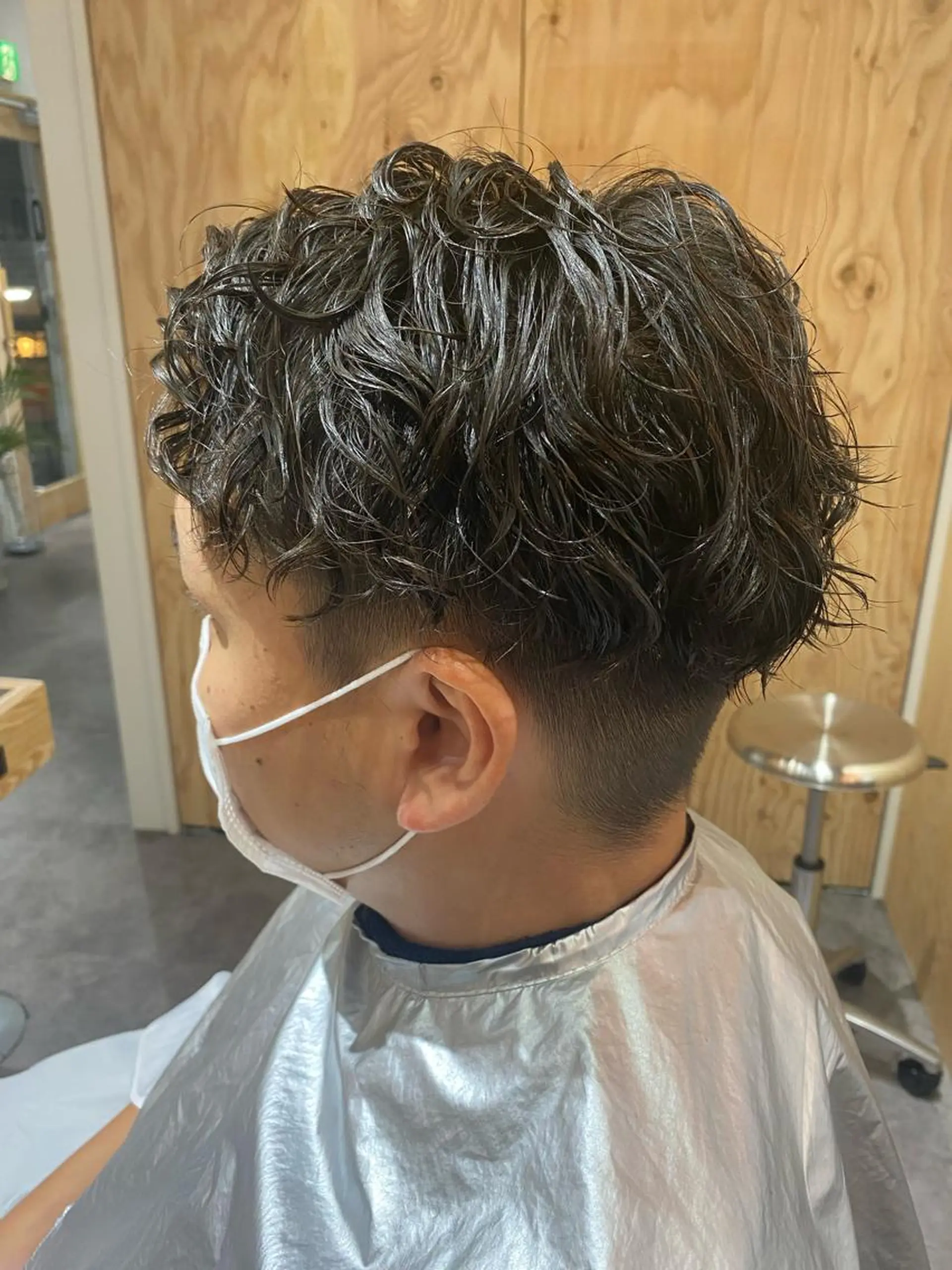 パーマ メンズ カット パーマ ヘアセット メンズブリーチカラー /パーマ ごーた立川のヘアスタイル