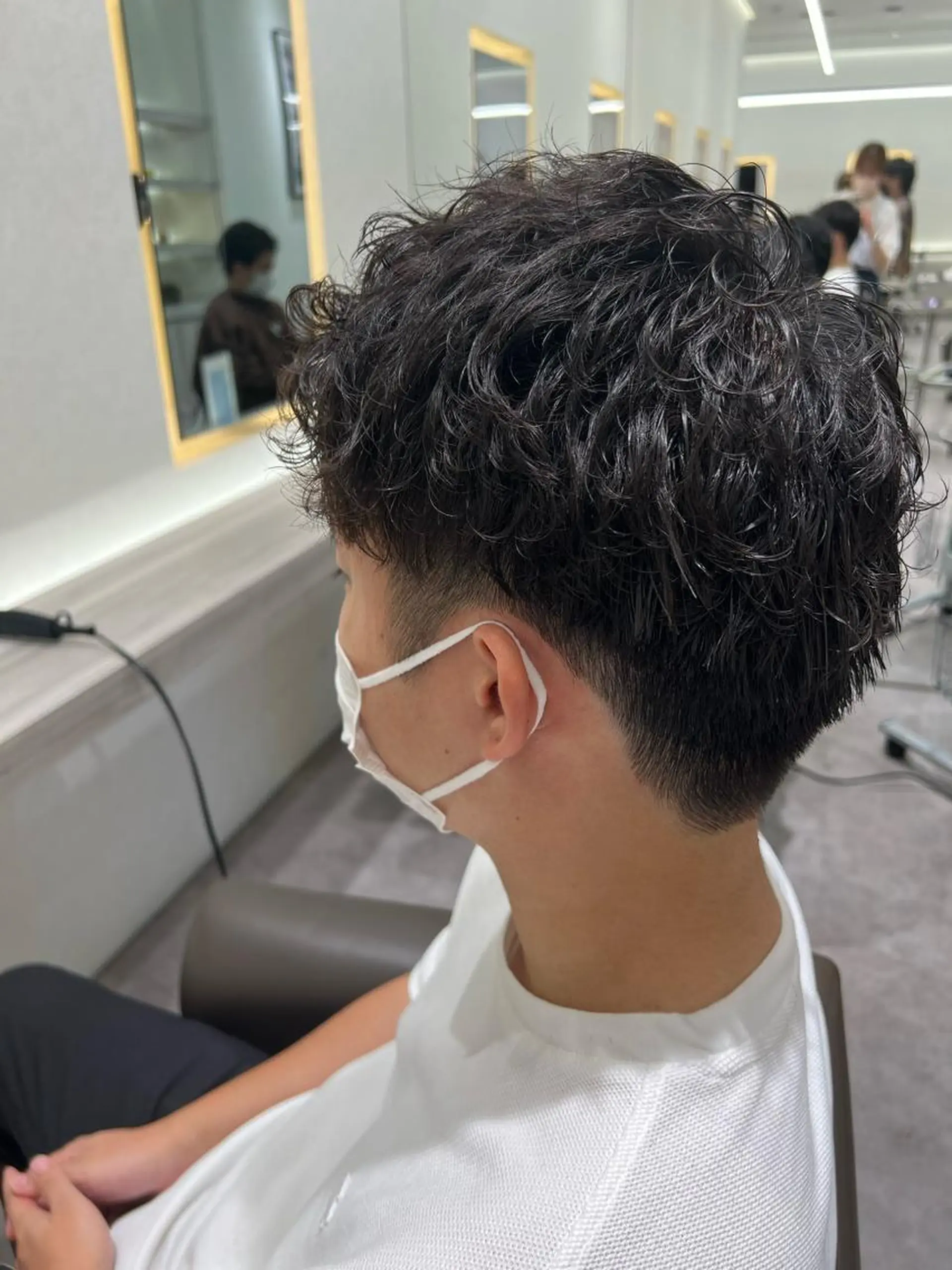 メンズ カット パーマ 宮下 志織のヘアスタイル
