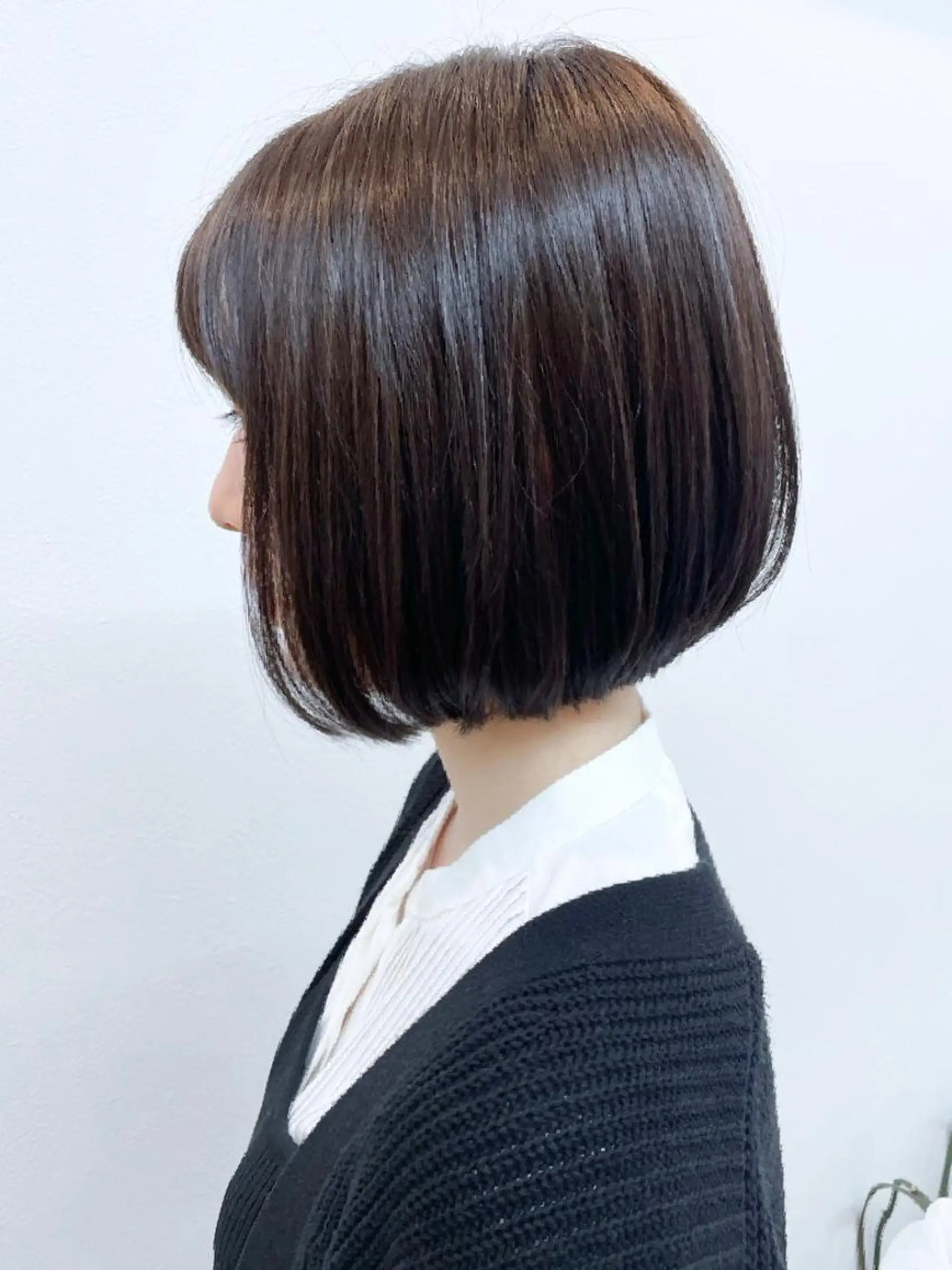 ミディアム ショートボブ ボブ Repos SENDAI所属・⭐️バッサリカット モデル募集⭐️佐野のヘアスタイル